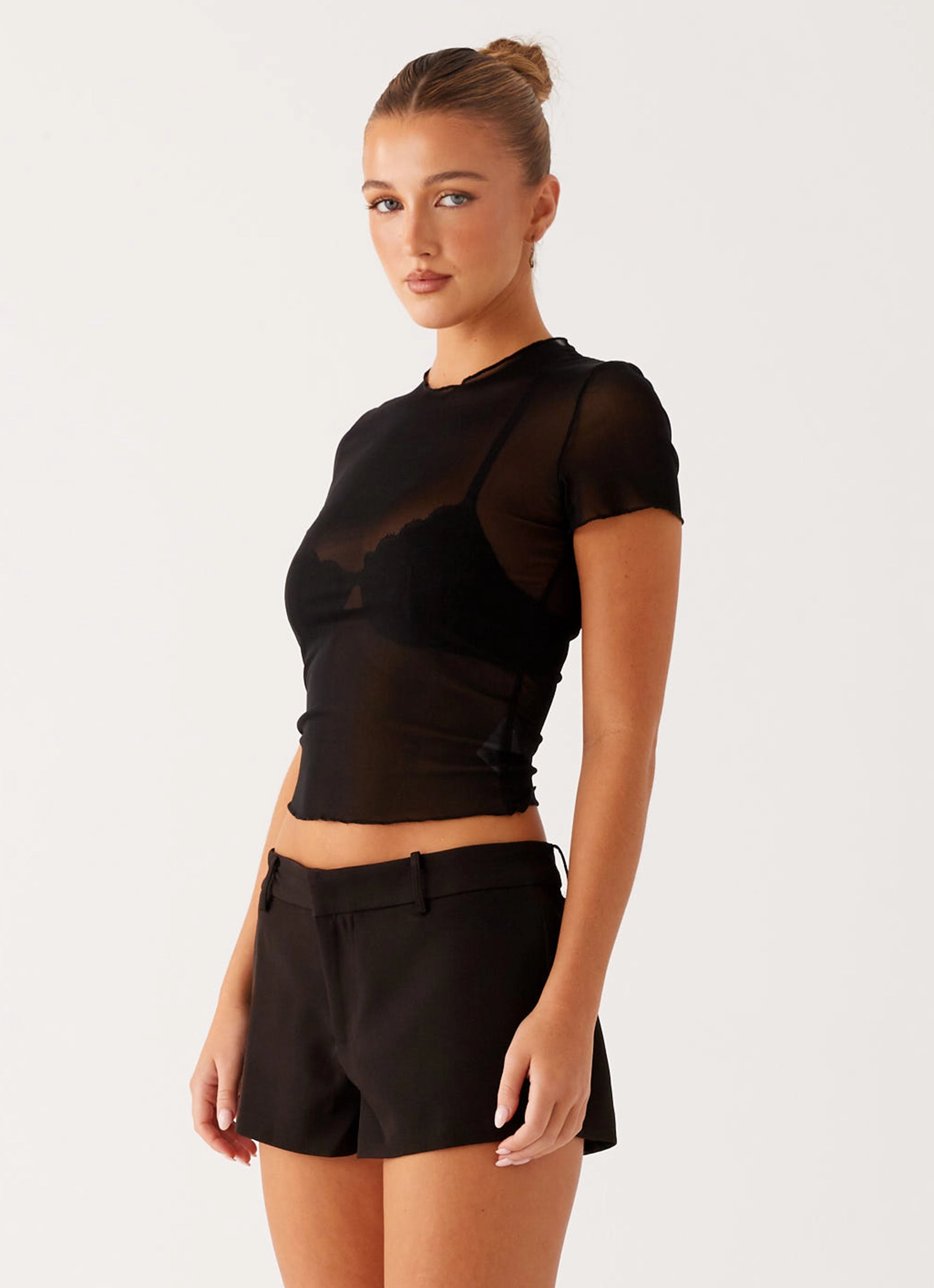 Dalton Mesh T-Shirt - Black Odor Resistant Technology