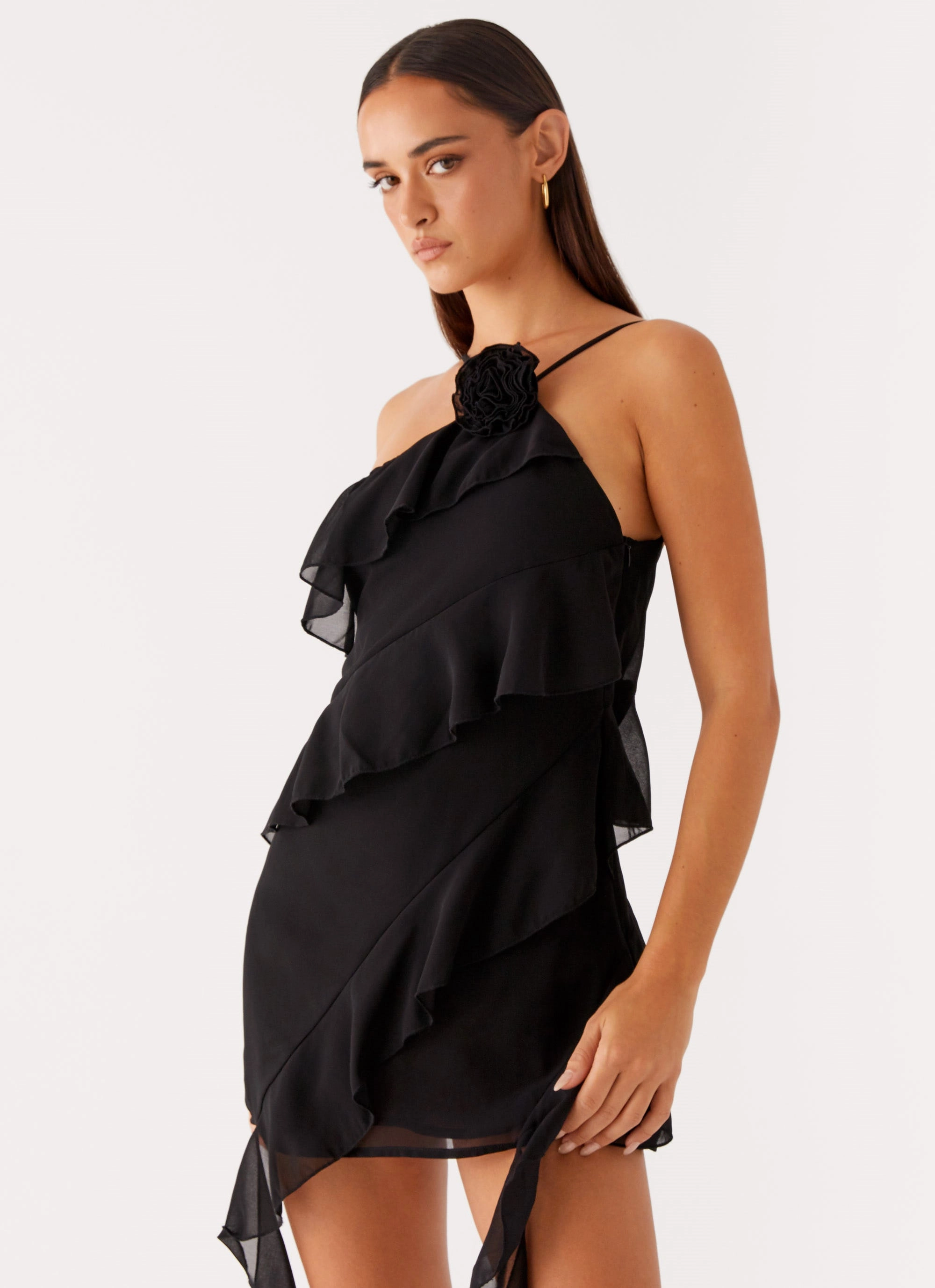 Sita Mini Dress - Black Fresh Outfit Quick Match