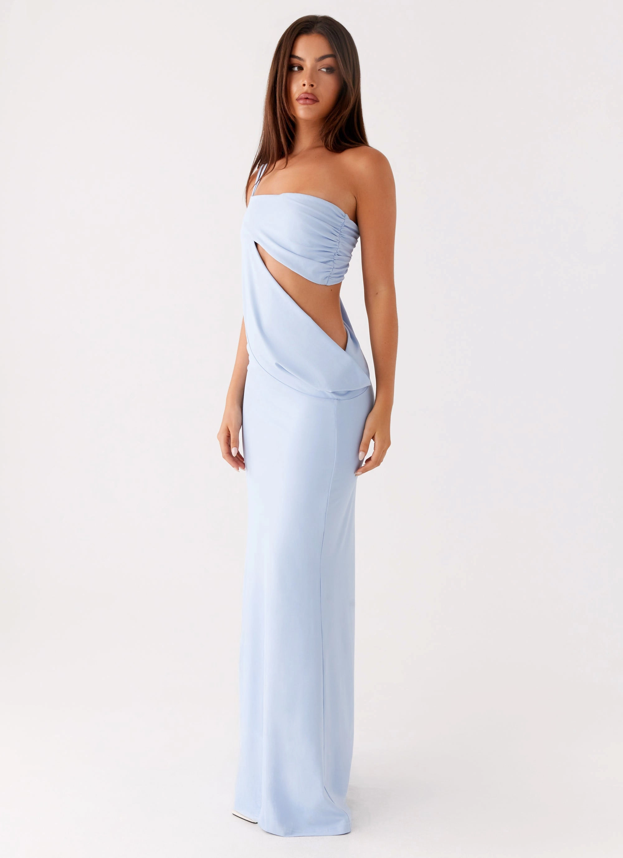 Dani Maxi Dress - Blue Fresh Palette Back Glow