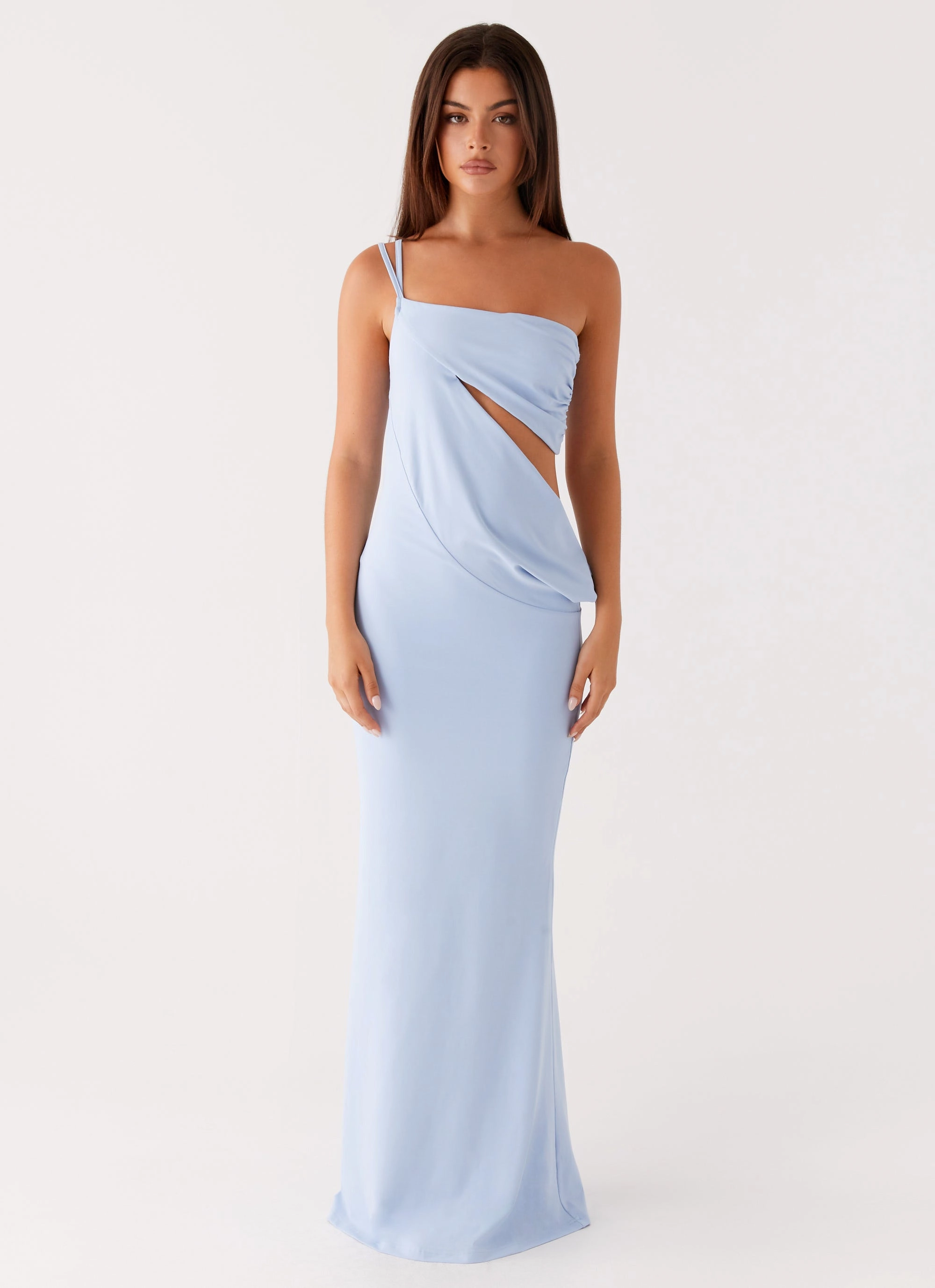 Dani Maxi Dress - Blue Balanced Look Comfy Wear