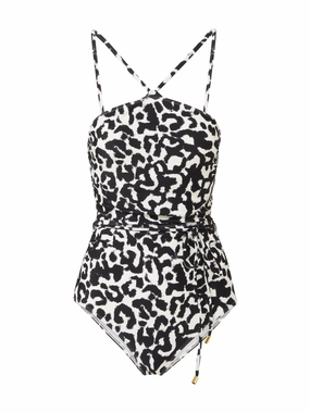 Daphne One Piece Mia Leopard Coastal Attire High Compression Fit
