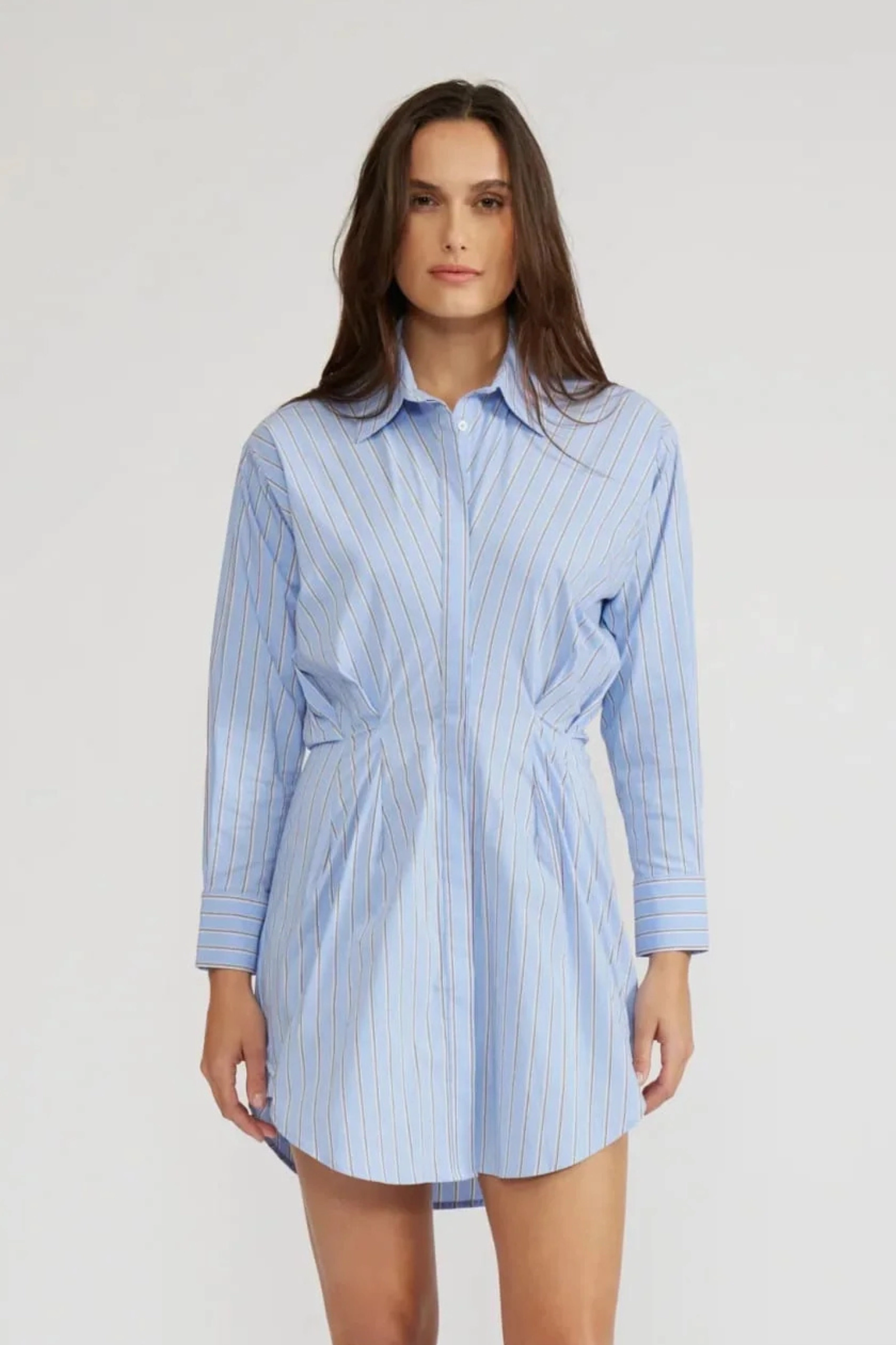 Darma Striped Mini Dress Mesh Soft