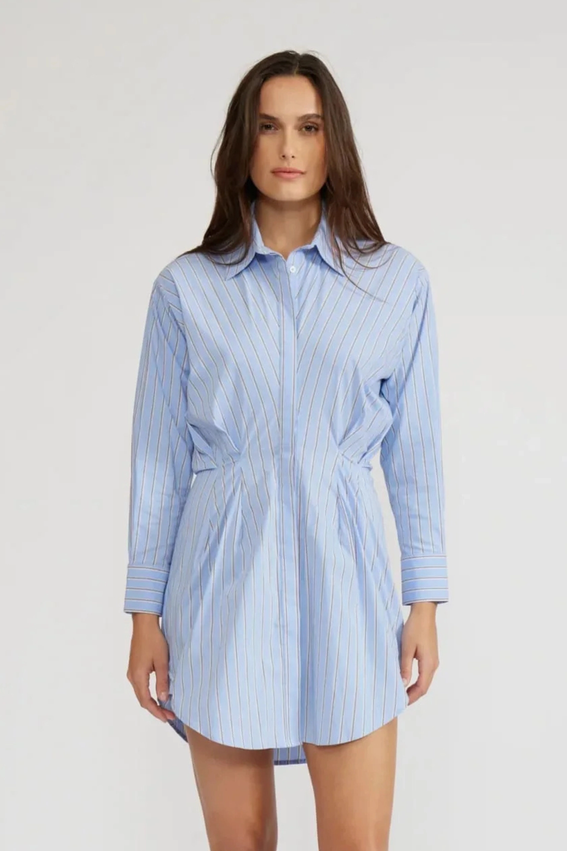 Darma Striped Mini Dress CompactSize