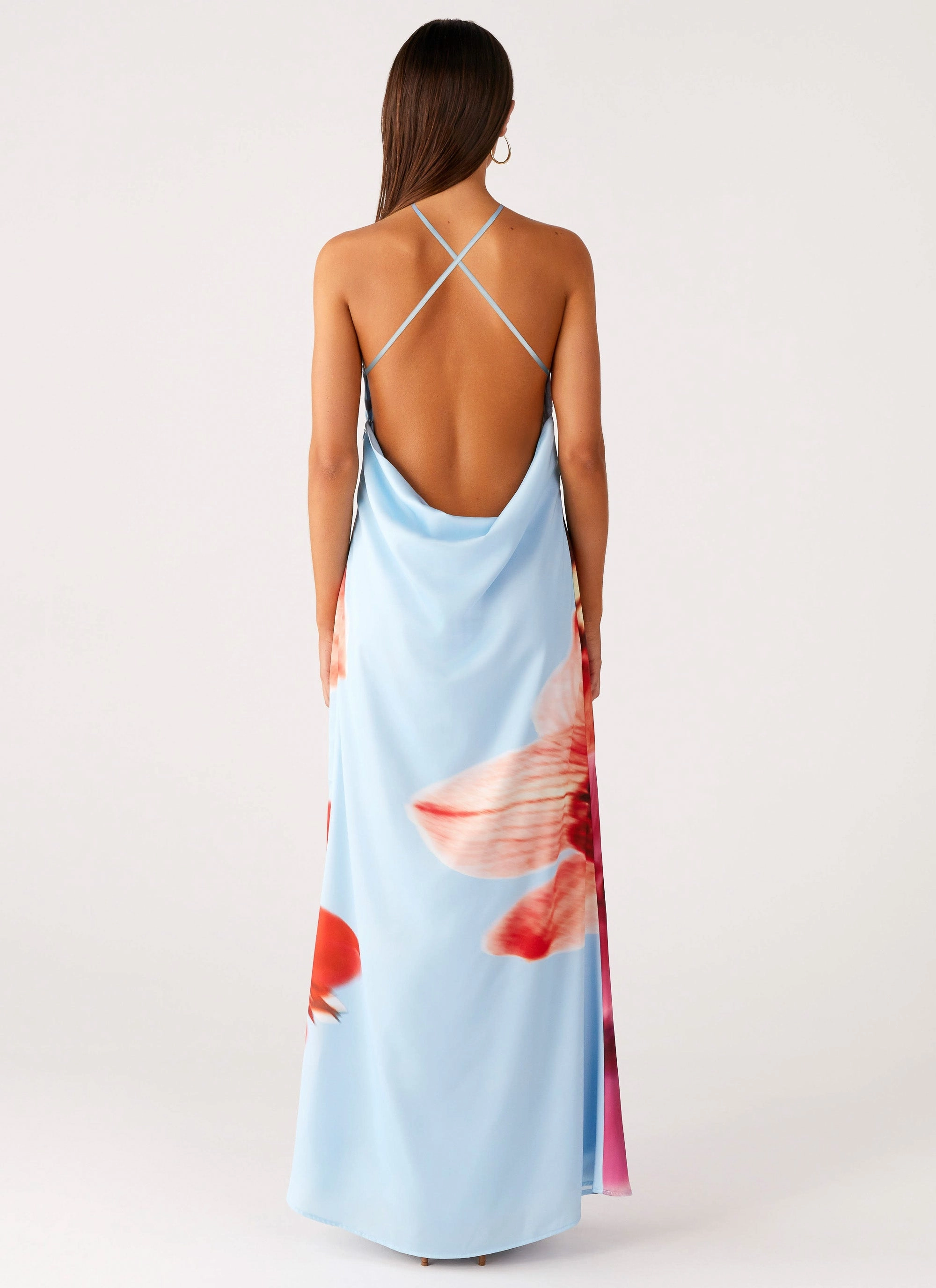 Urban Aesthetic Chloe Maxi Dress - Turquoise Bloom