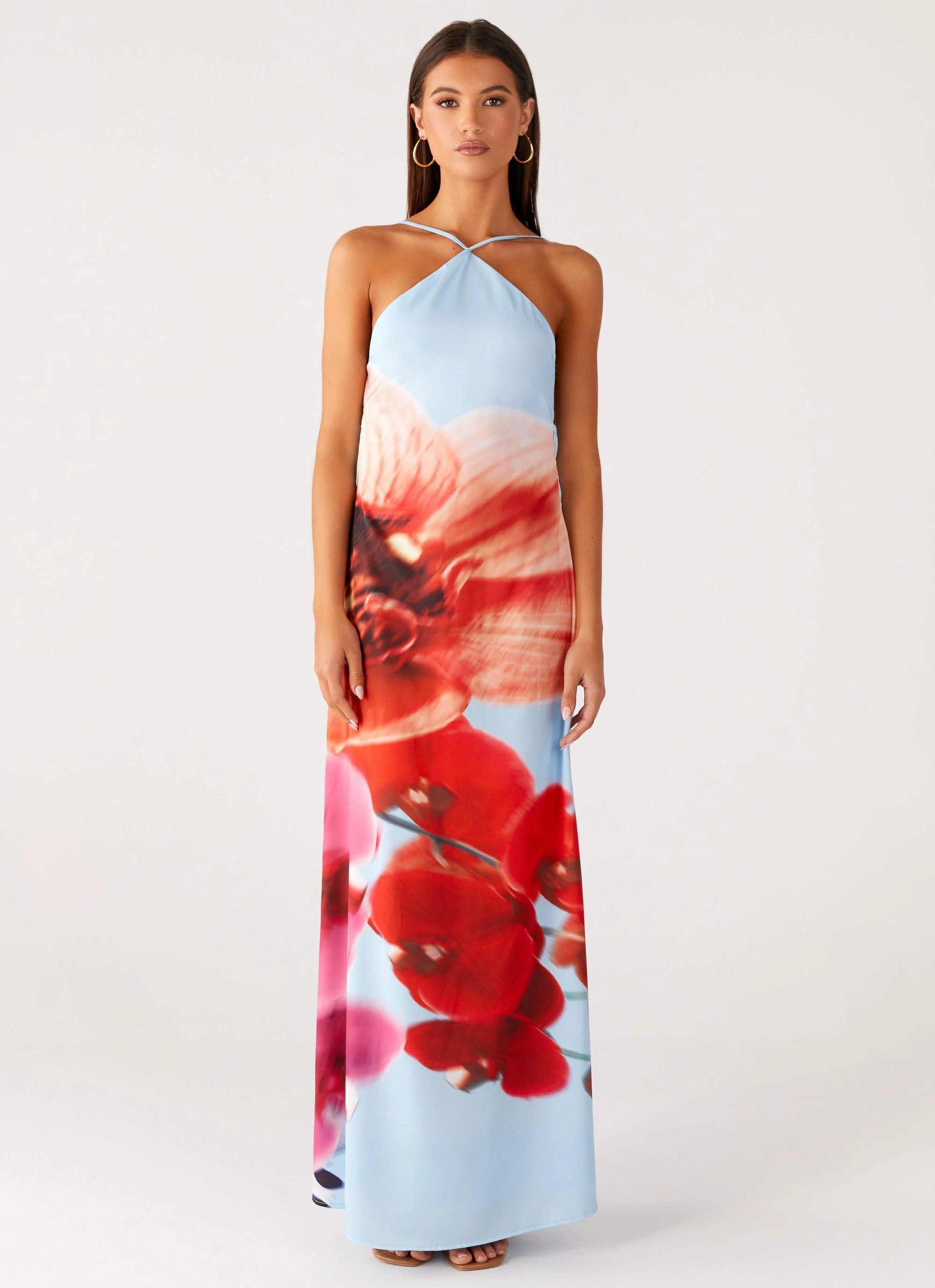 Timeless Style Timeless Look Chloe Maxi Dress - Turquoise Bloom
