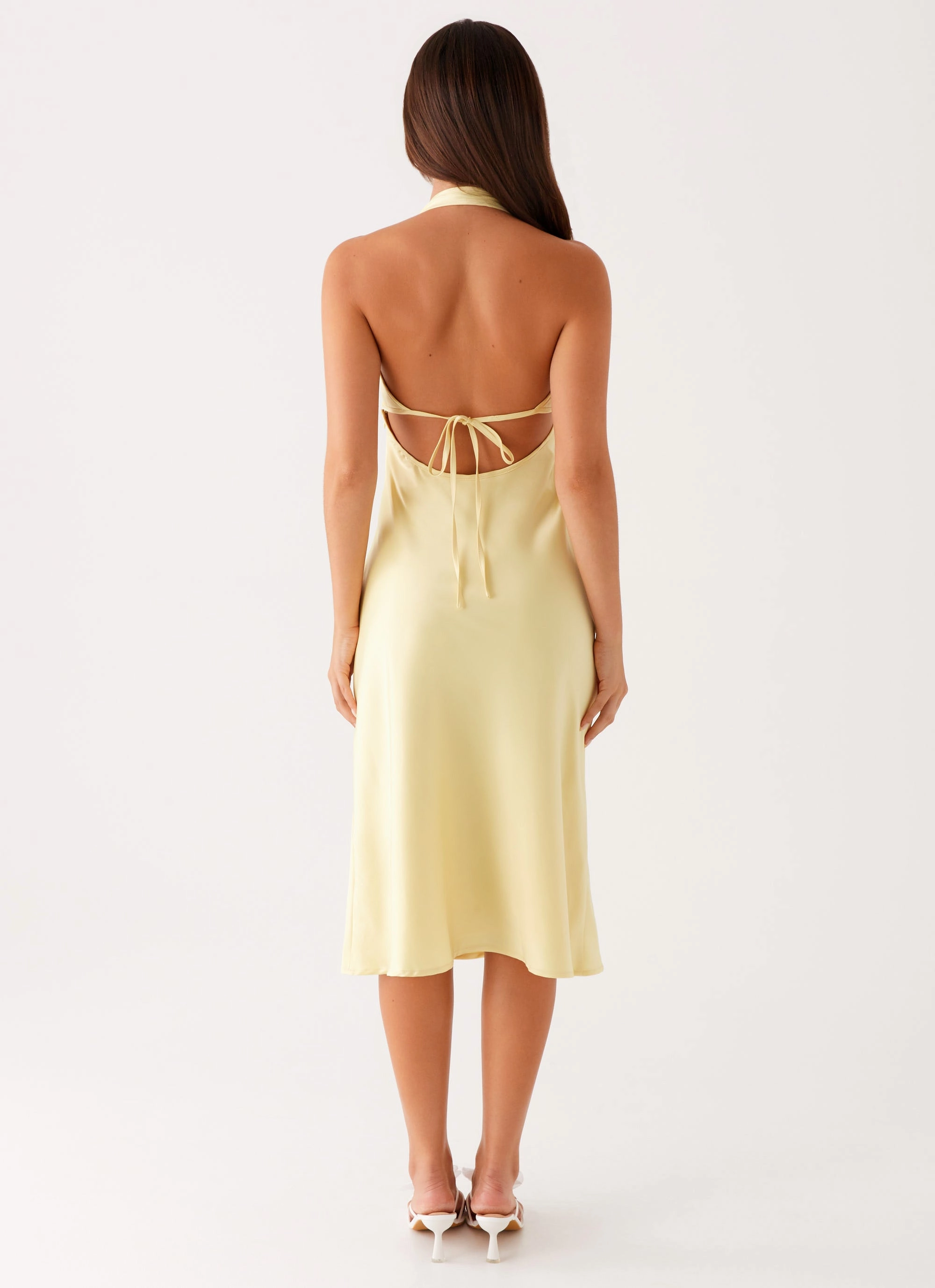 Davies Midi Dress - Yellow Lounge Vibe