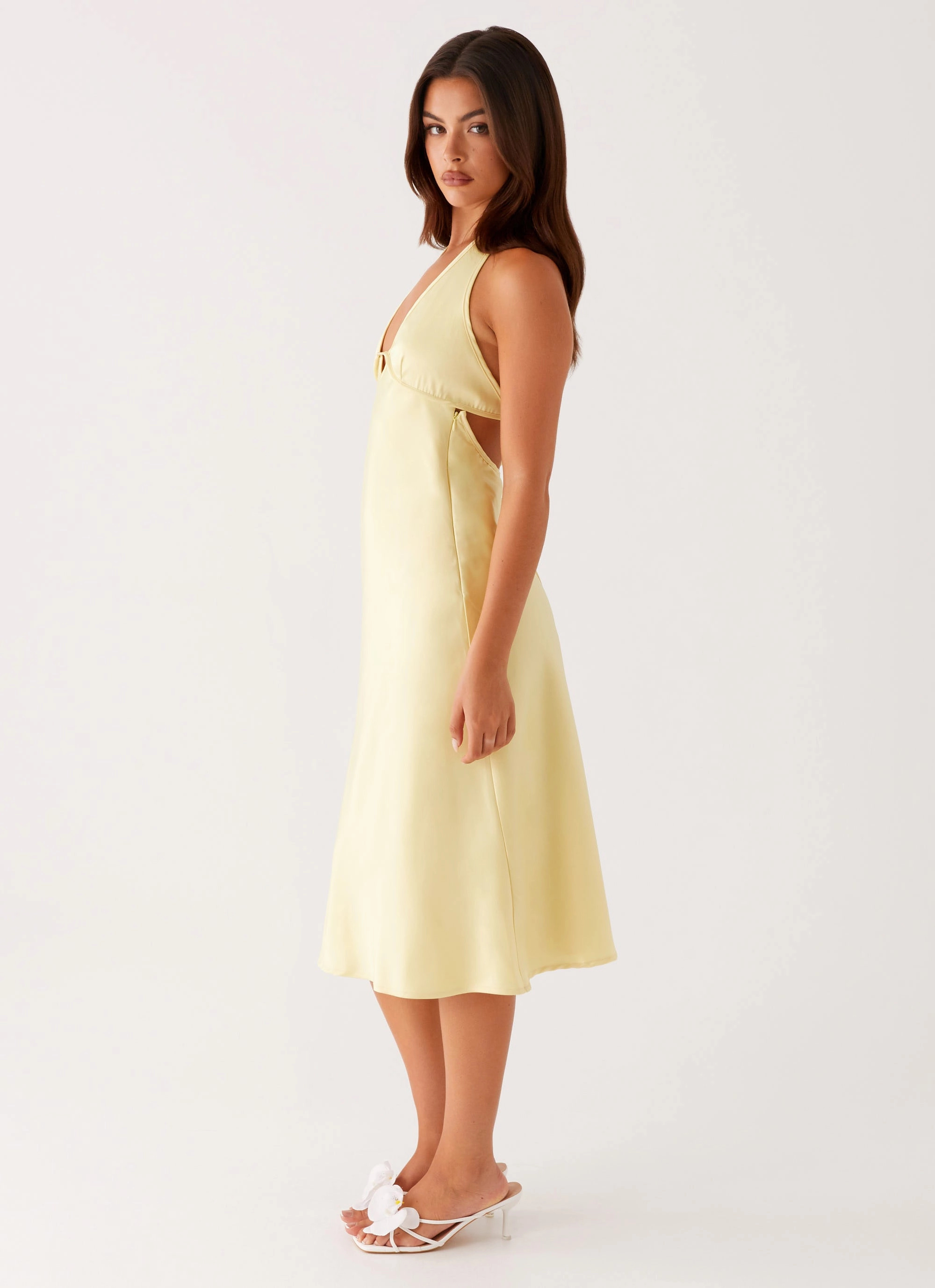 Soft Composition Davies Midi Dress - Yellow