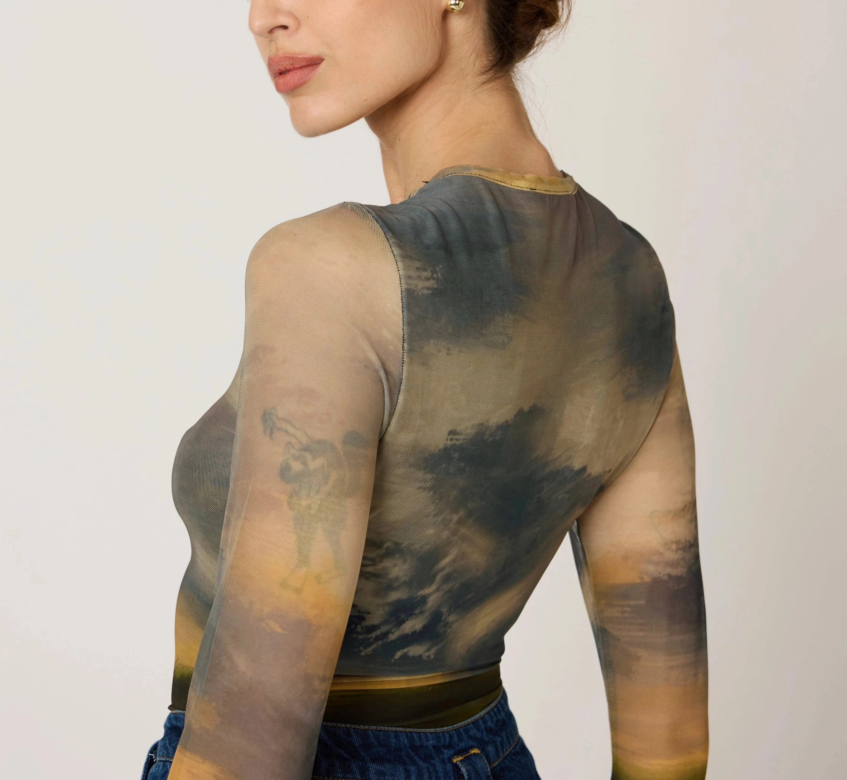 Dawn Top | San Bartolo Elegant Cut Textured Fabric Finish