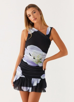 Maverick Mini Dress - Flower Print Ethically-Made Comfortable fit dress