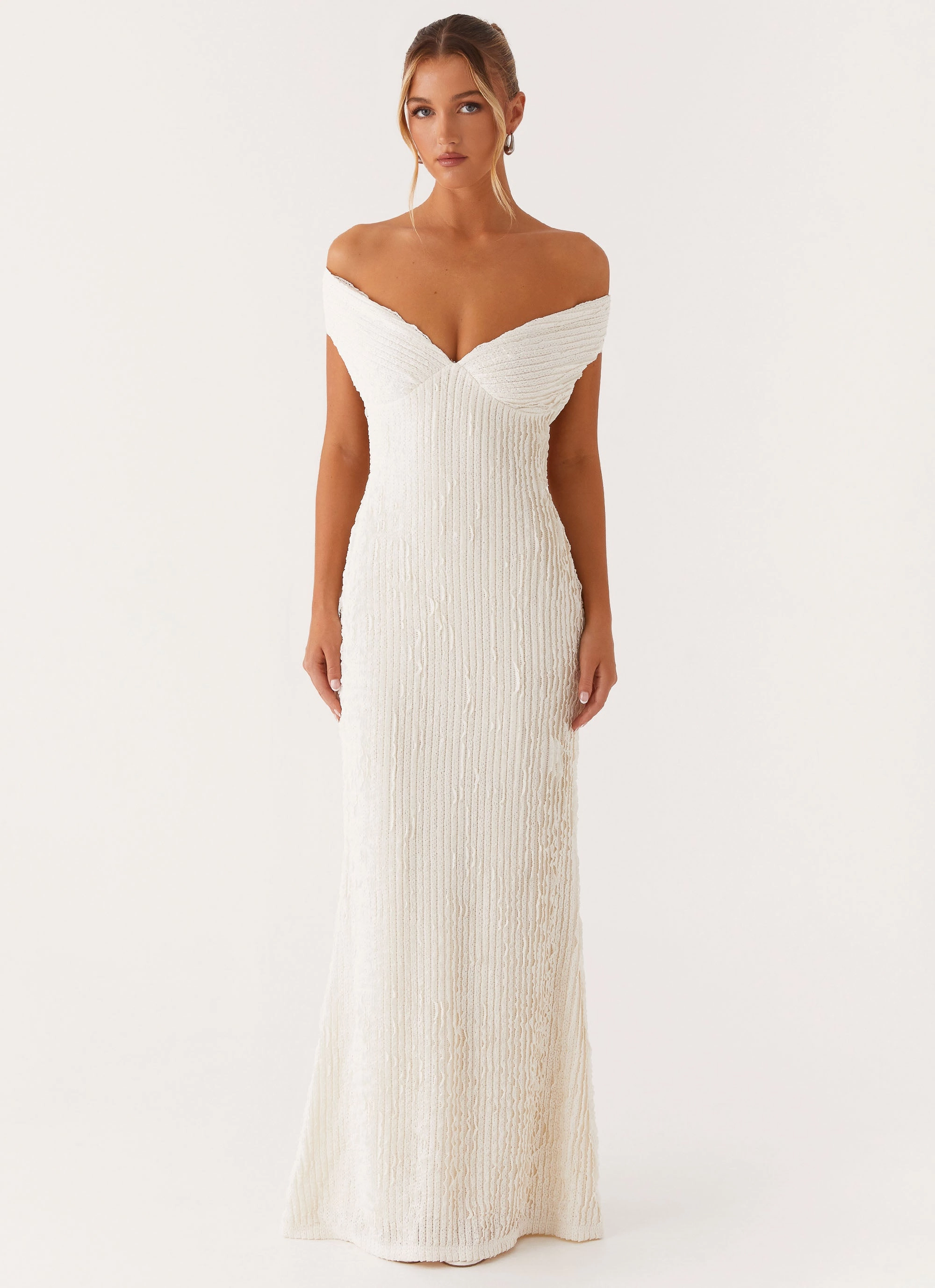 Clean Tone Timeless Appeal Chantelle Maxi Dress - Ivory