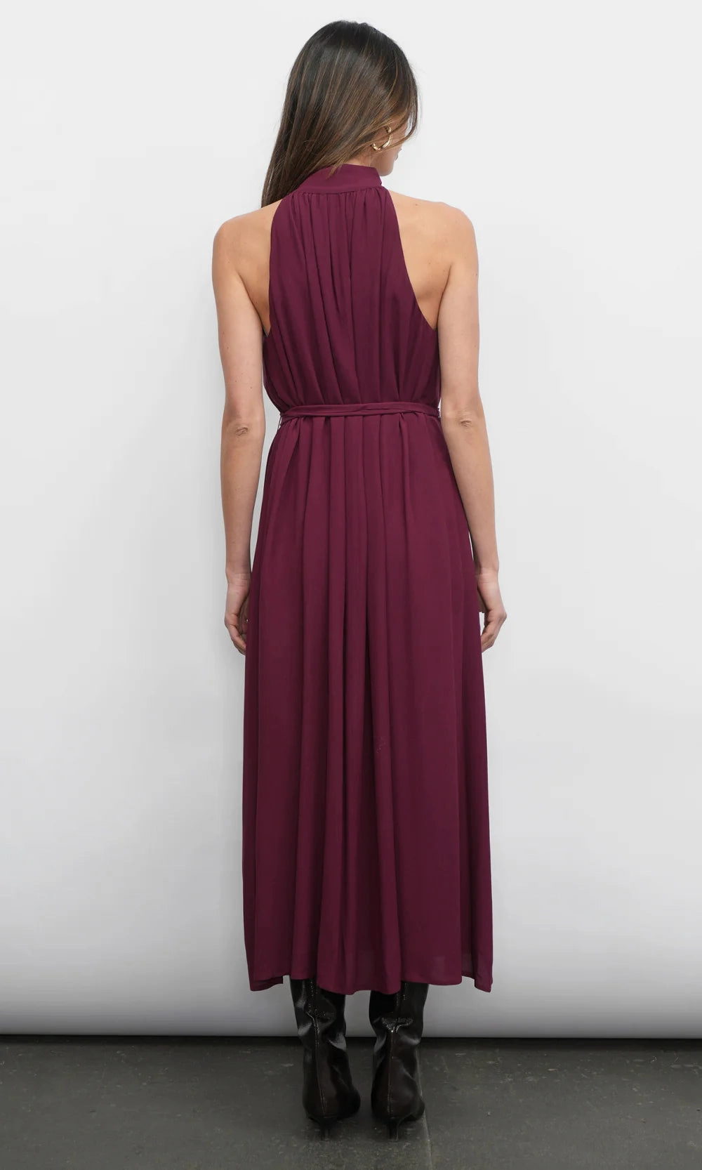 Fitted waist Earthy Hue Everley Button Up Midi Dress