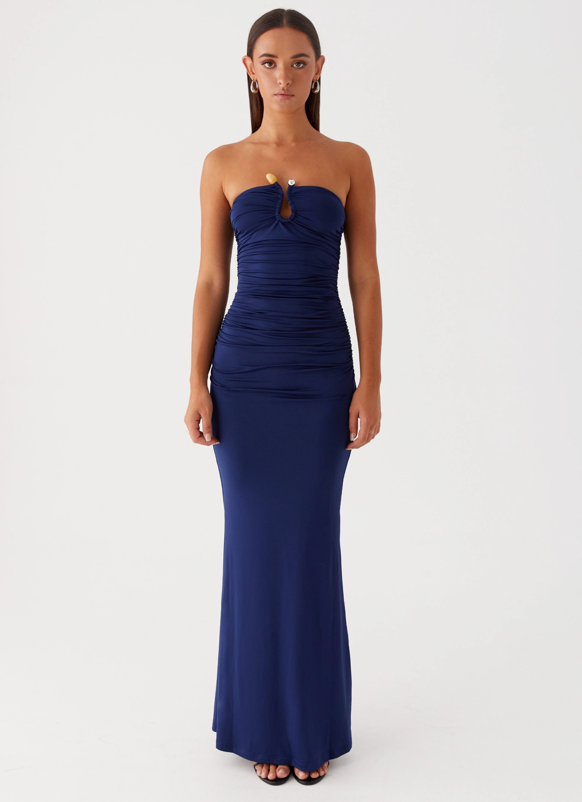 Rudy Maxi Dress - Navy Cozy Layering