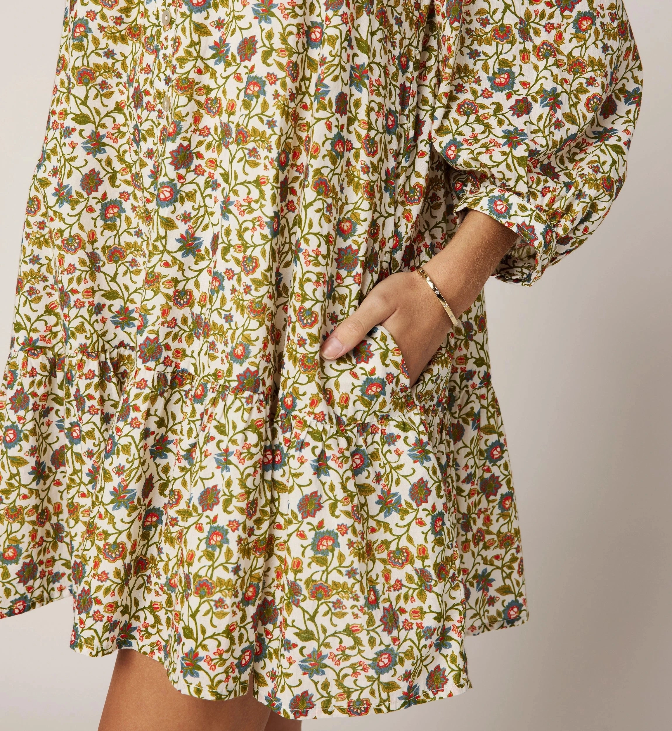 Thermal Insulation Layer Delilah Mini Dress | Viti Flora