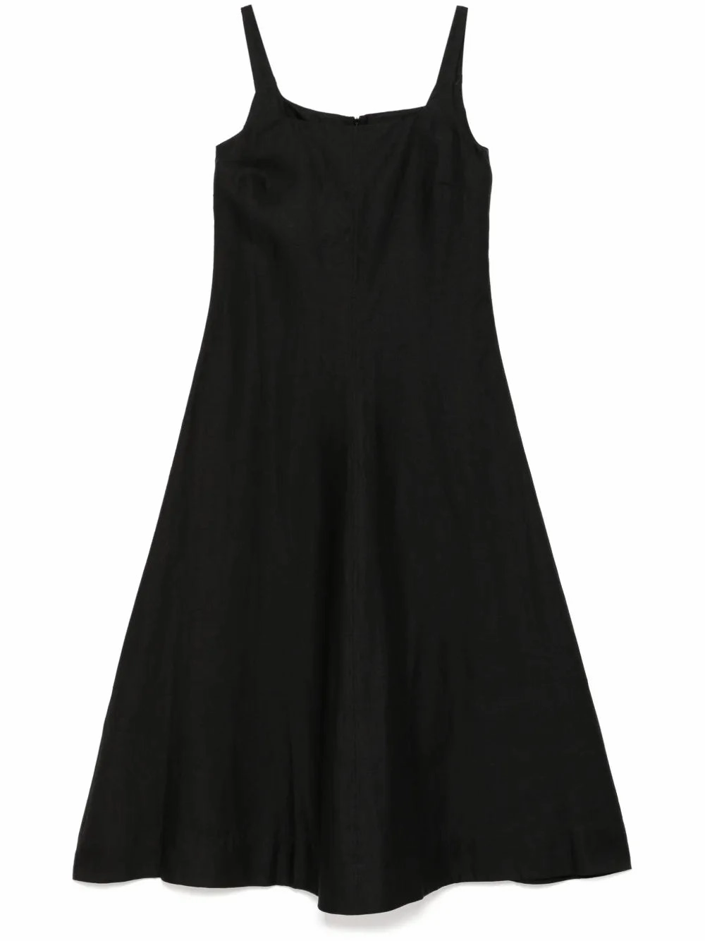 Delphi Flared Maxi Dress in Black Eco Friendly Dye Process NonFade Dye