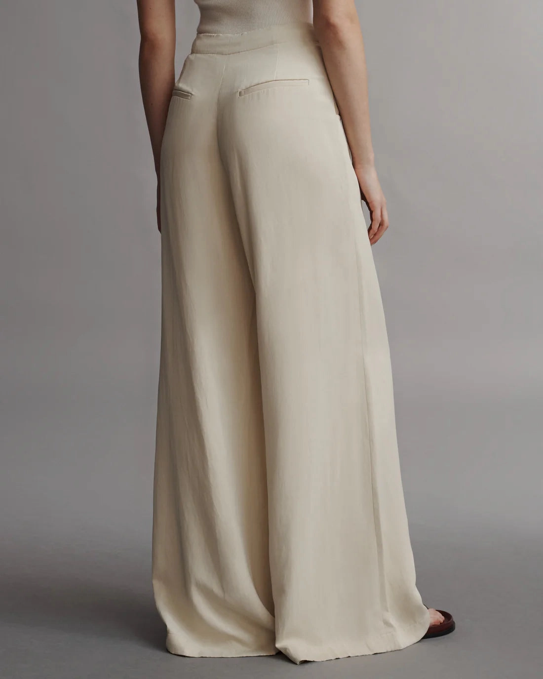 Reflective Trim Options stain resistant coating Demie Pant in French Butter