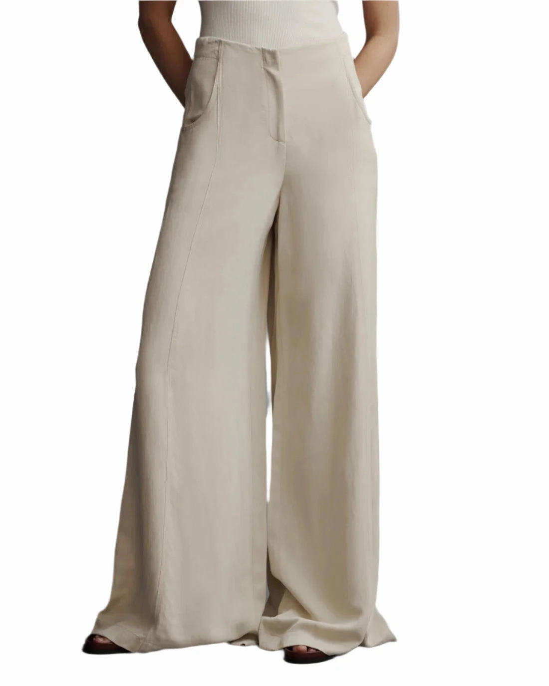 Comfortable Style Demie Pant in French Butter