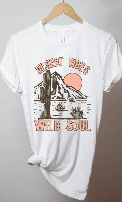 Desert Vibes Wild Soul Graphic Tee S-XL Comfy Fit