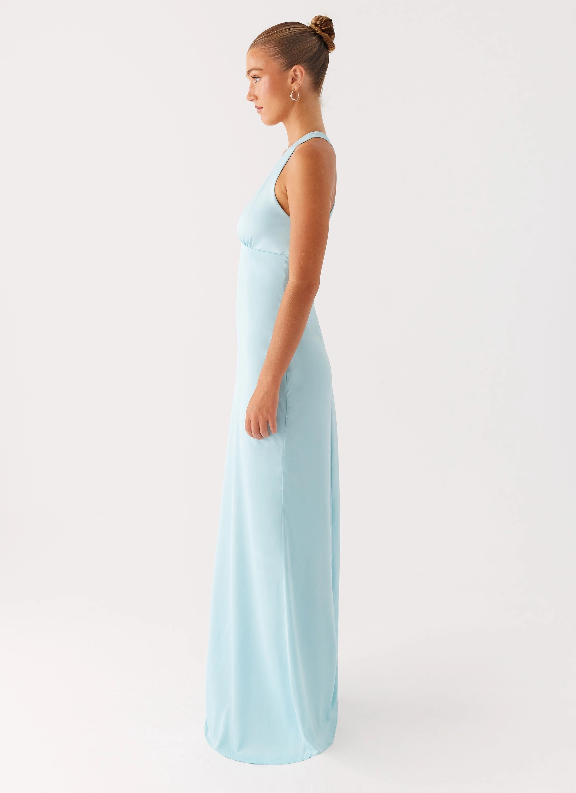 Desi Halterneck Maxi Dress - Mint windproof