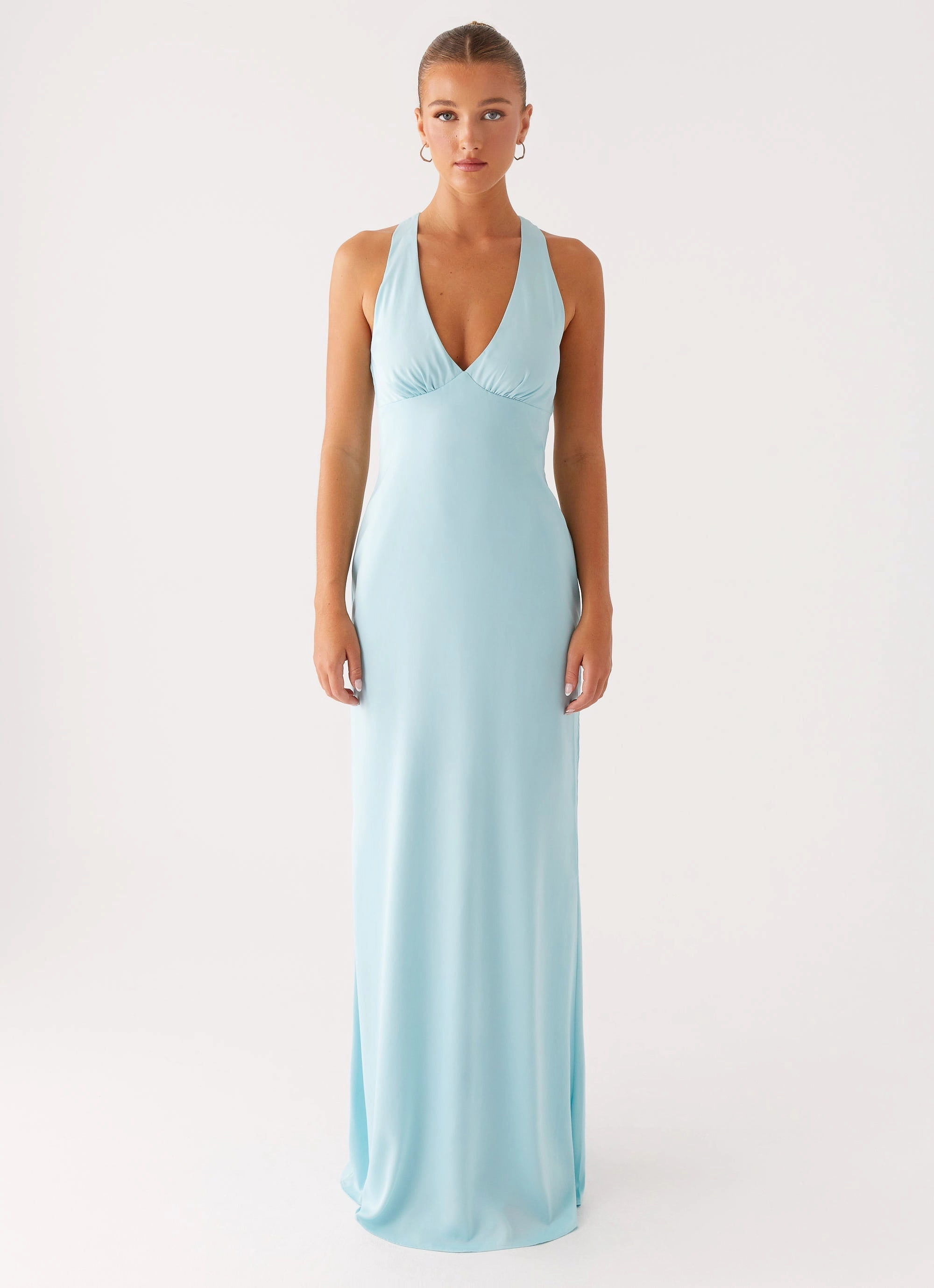 Comfort First Modern Twist Desi Halterneck Maxi Dress - Mint