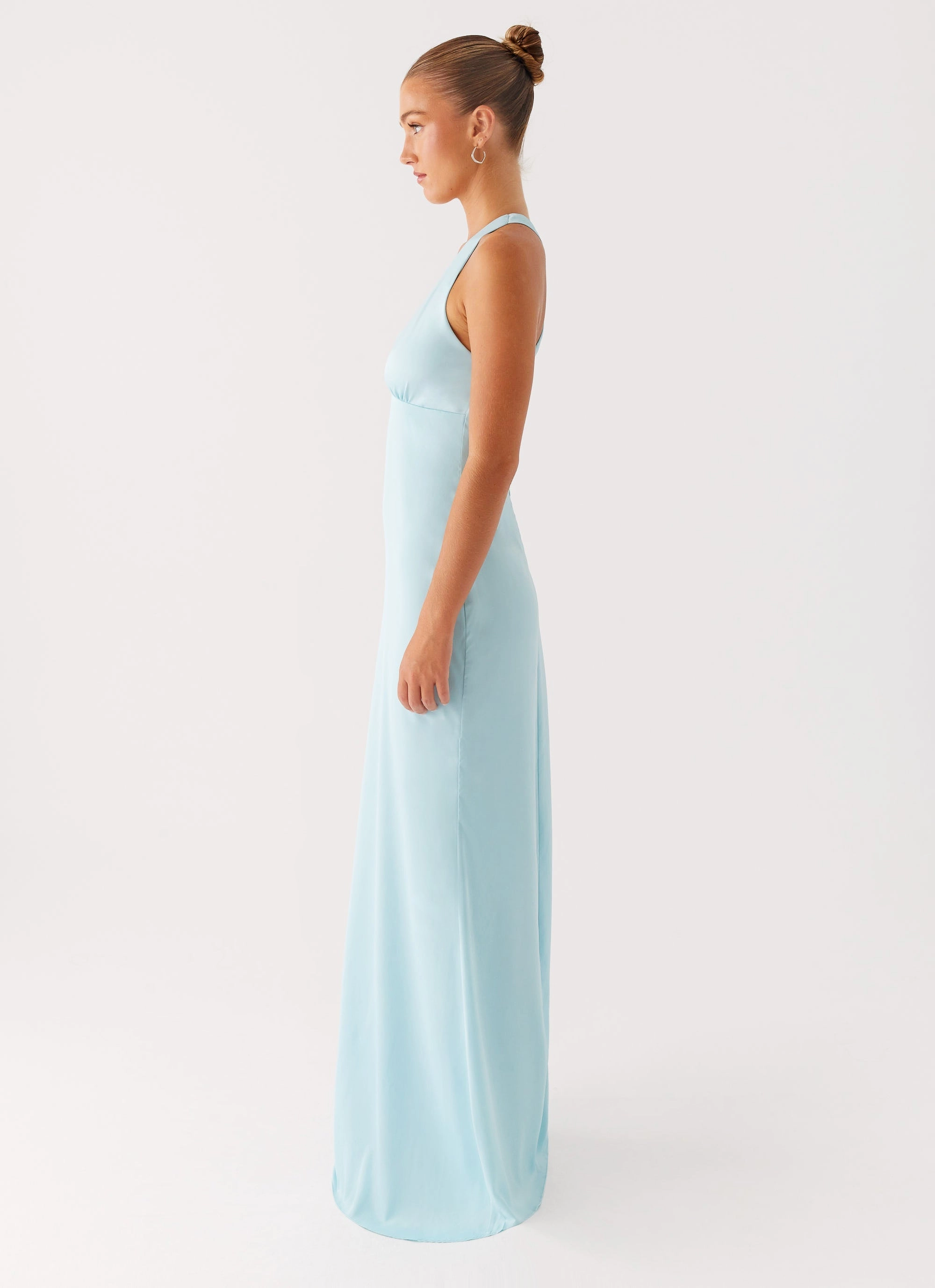 Desi Halterneck Maxi Dress - Mint Outdoor Style Thermal-Lined