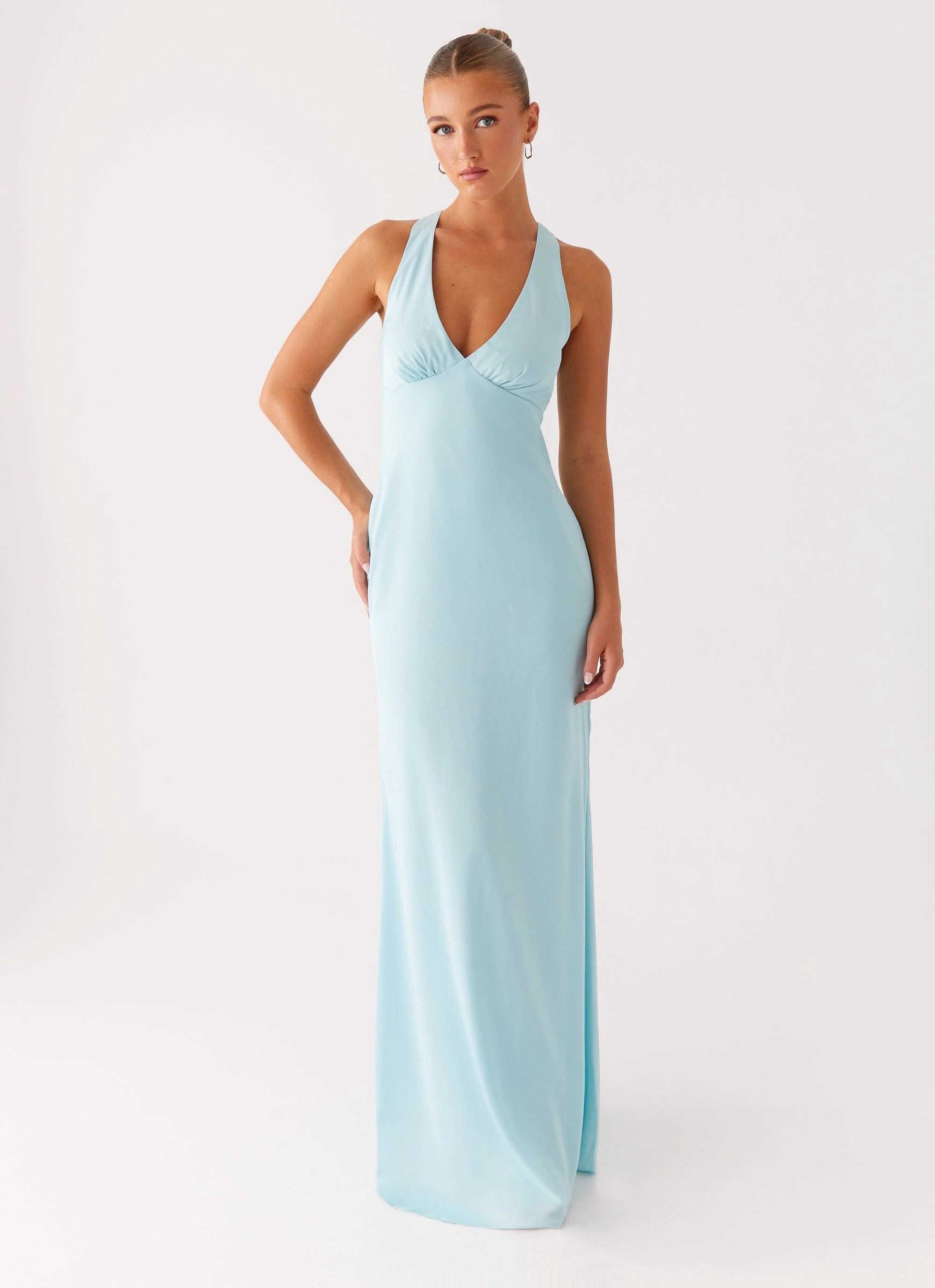 Desi Halterneck Maxi Dress - Mint Fresh Combo Weekend Ready