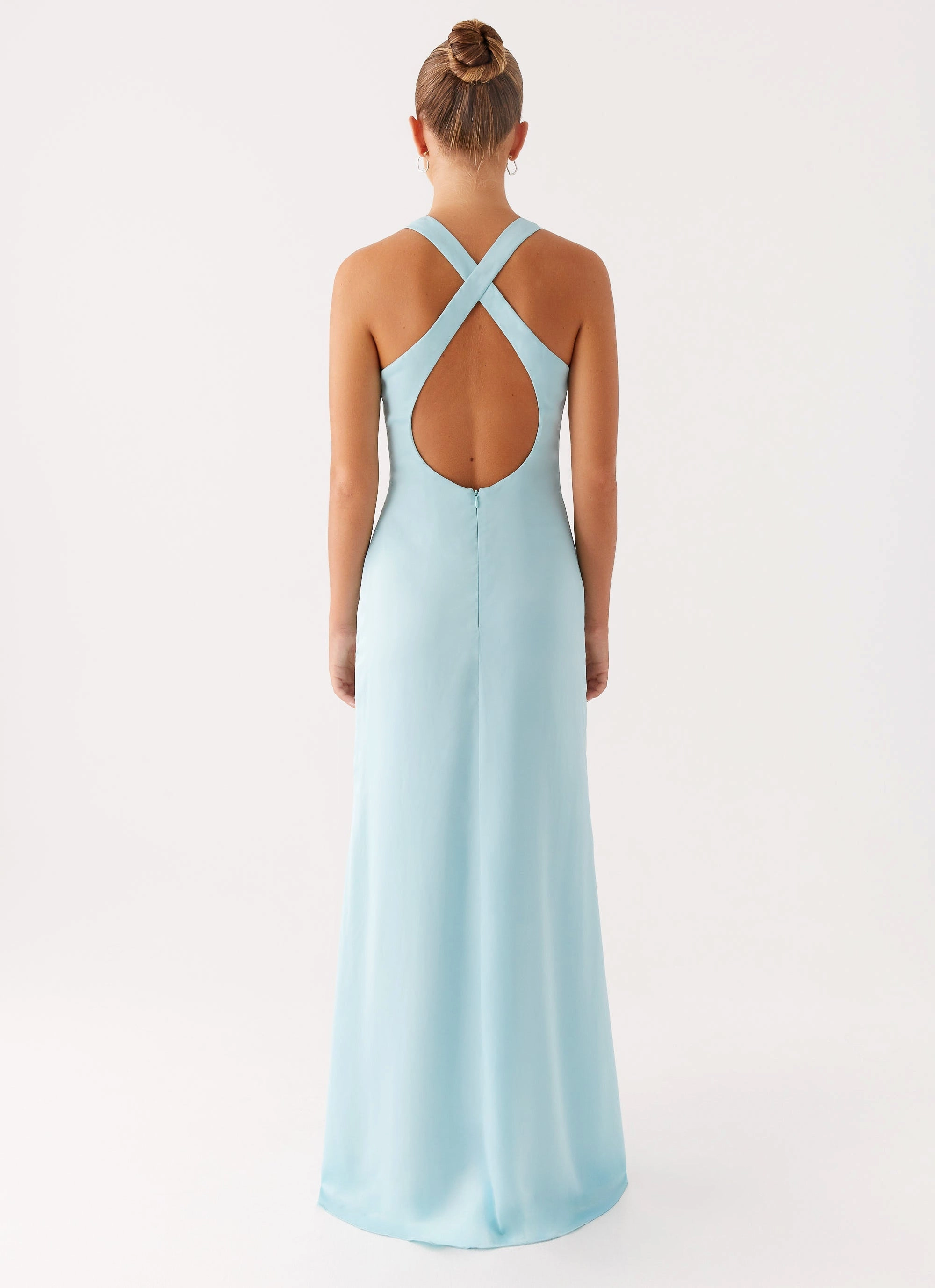 Desi Halterneck Maxi Dress - Mint Comfortable and breathable