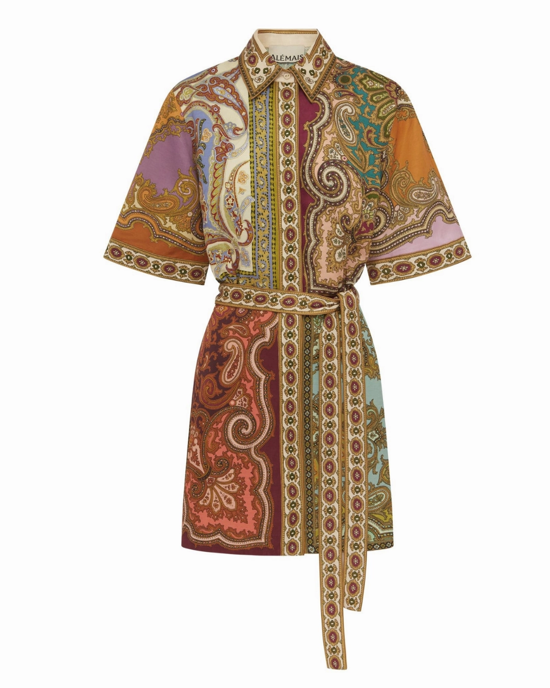 Clemenza Spliced Mini Dress in Multi All Wear