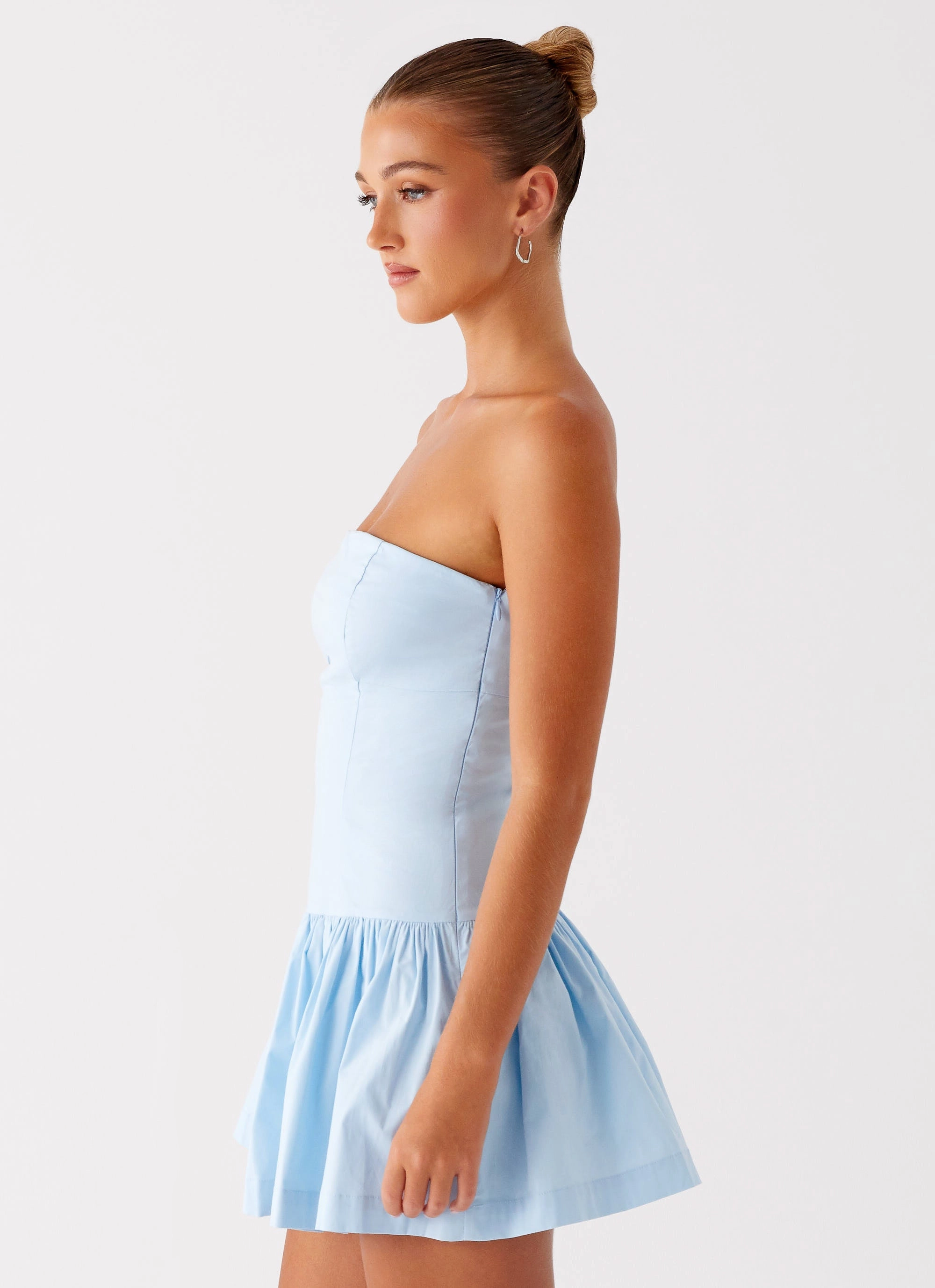 Riviera Mini Dress - Blue Quiet Luxury