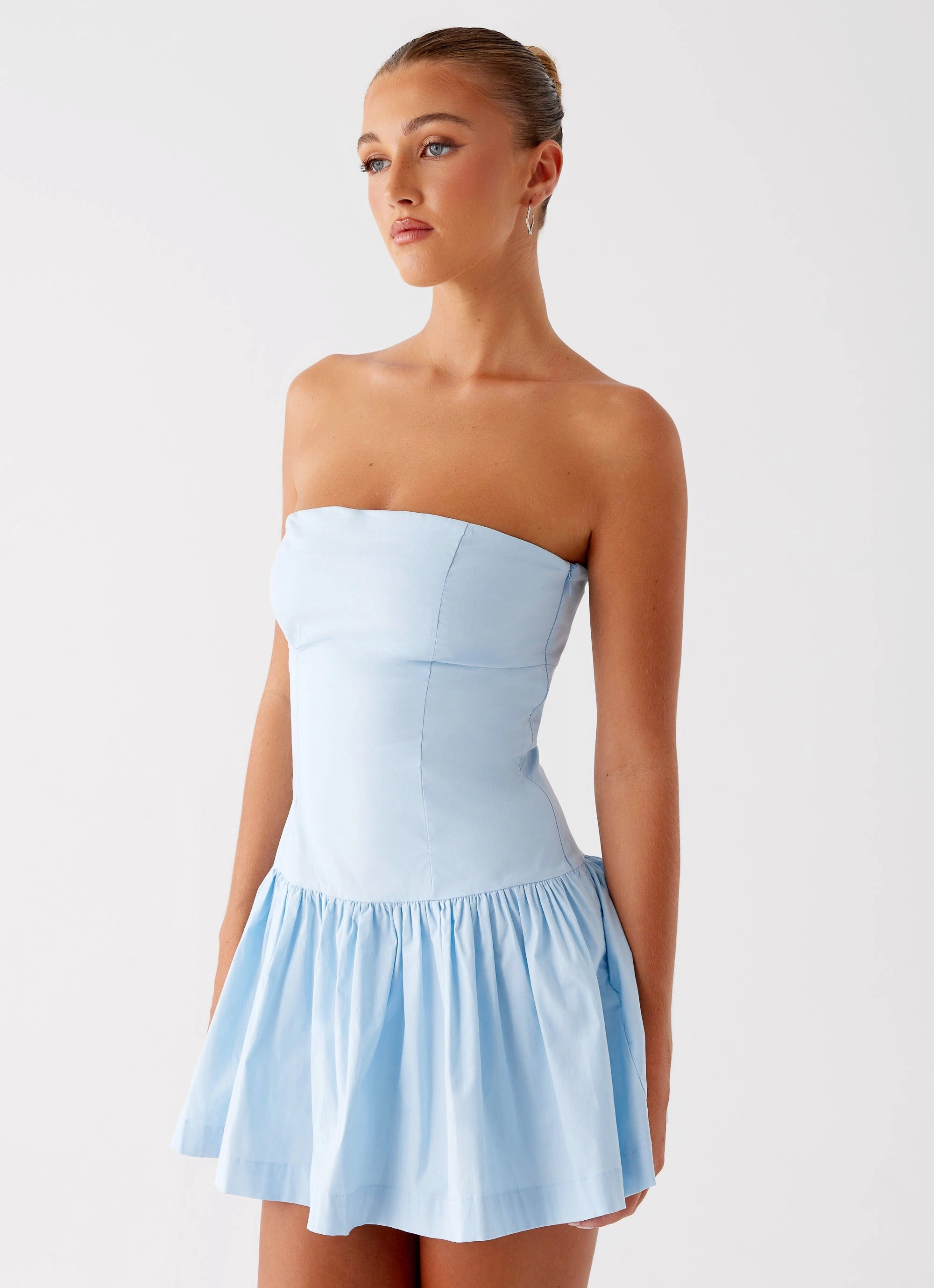 Fitted Base Riviera Mini Dress - Blue