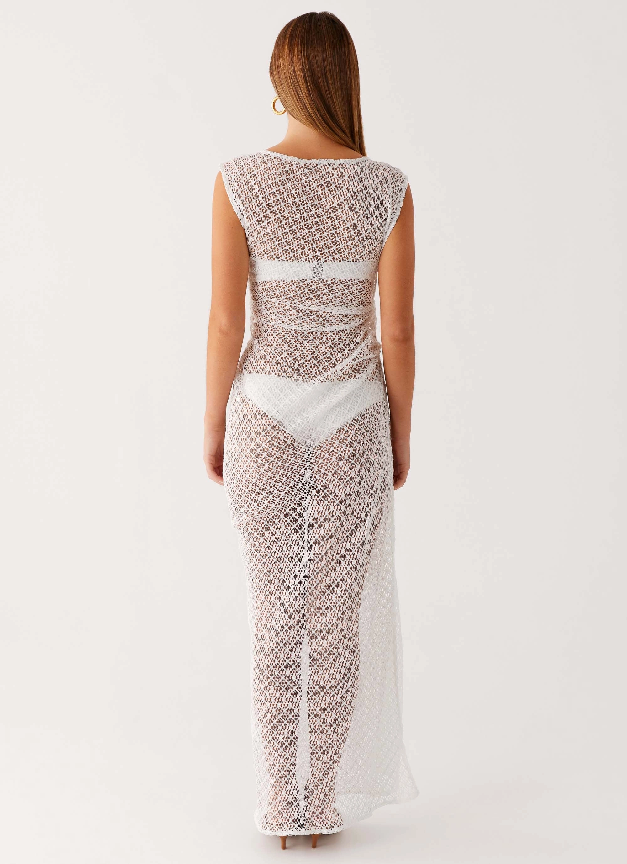 Maeva Maxi Dress - White Perfectly Fitted