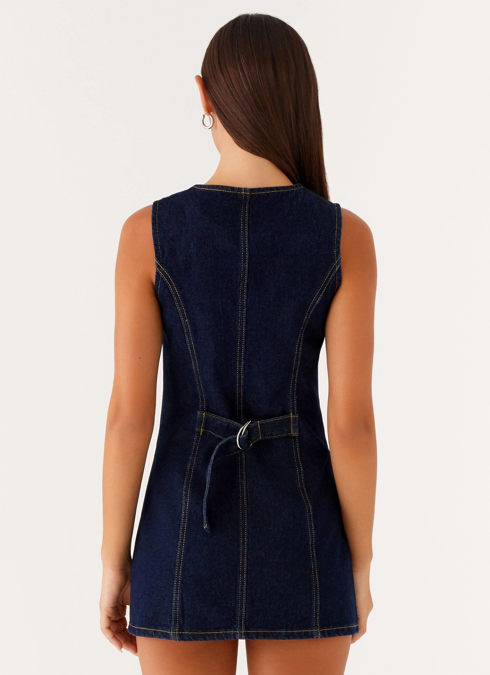 Dolton Mini Dress - Indigo Cute Glow