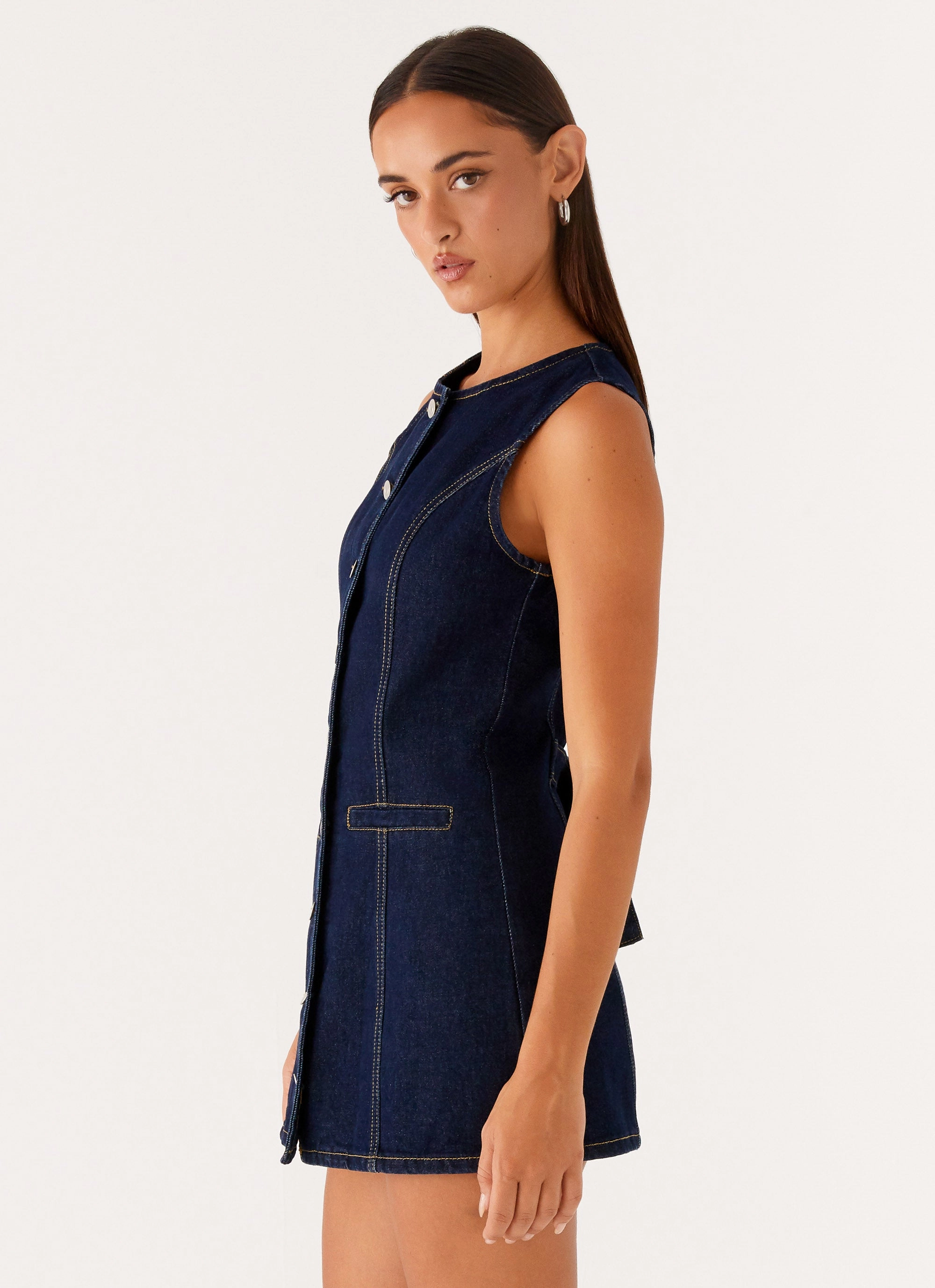 Timeless Design Dolton Mini Dress - Indigo