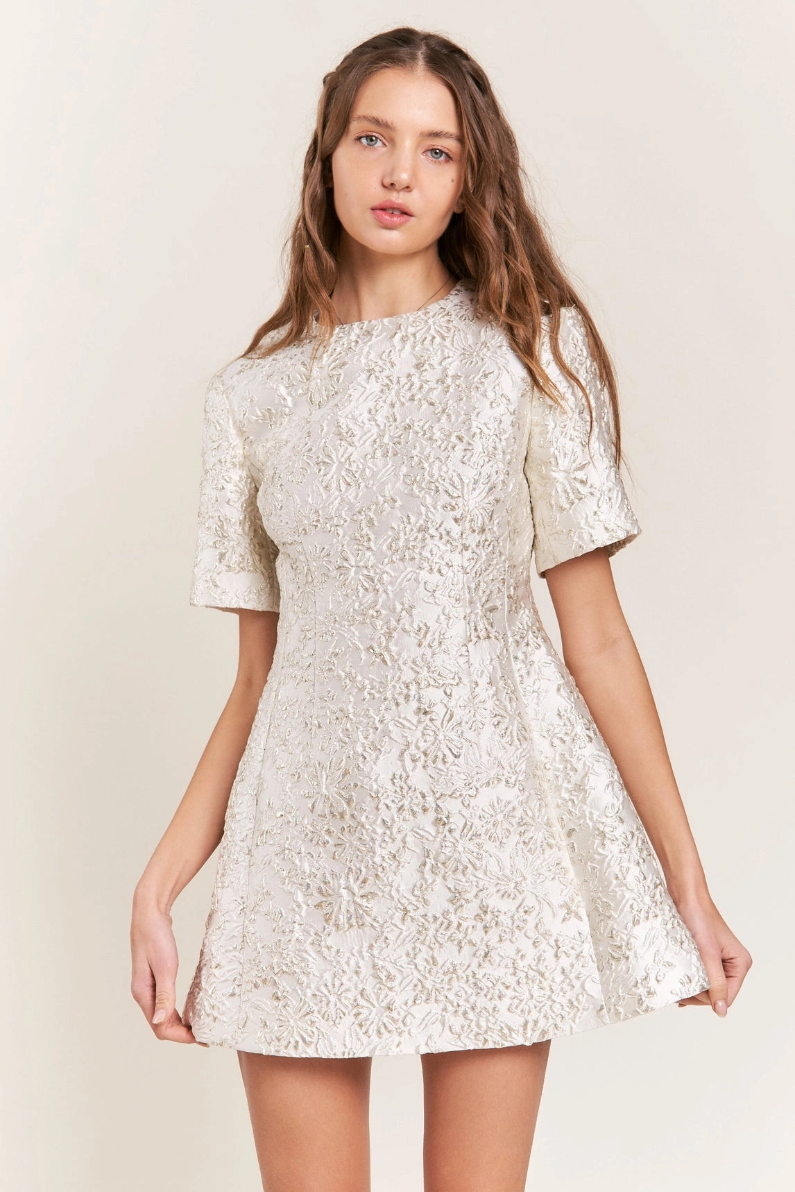 Mid Season Lightweight-Layer Sydney Mini Dress - White