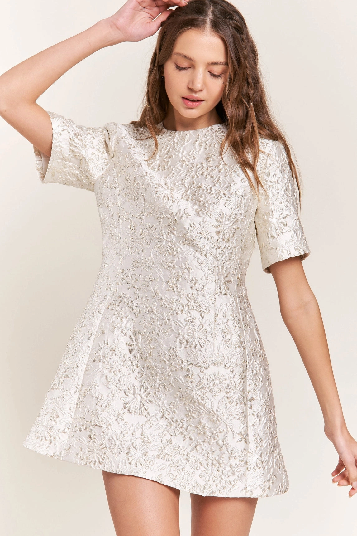 Sydney Mini Dress - White Sophisticated and Relaxed