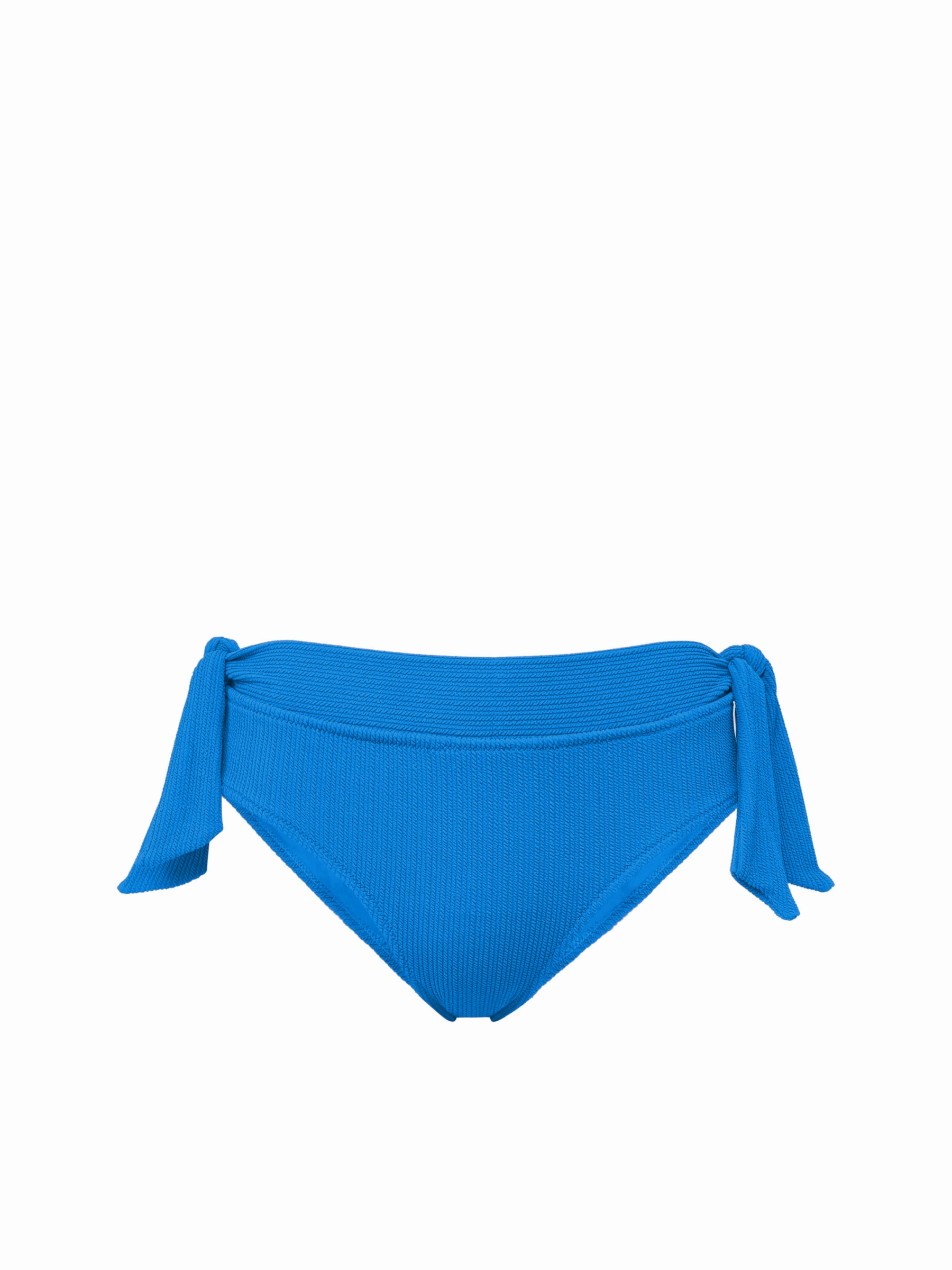 Convertible Strap Options Double Tie Midrise Bottom In Grotto Texture