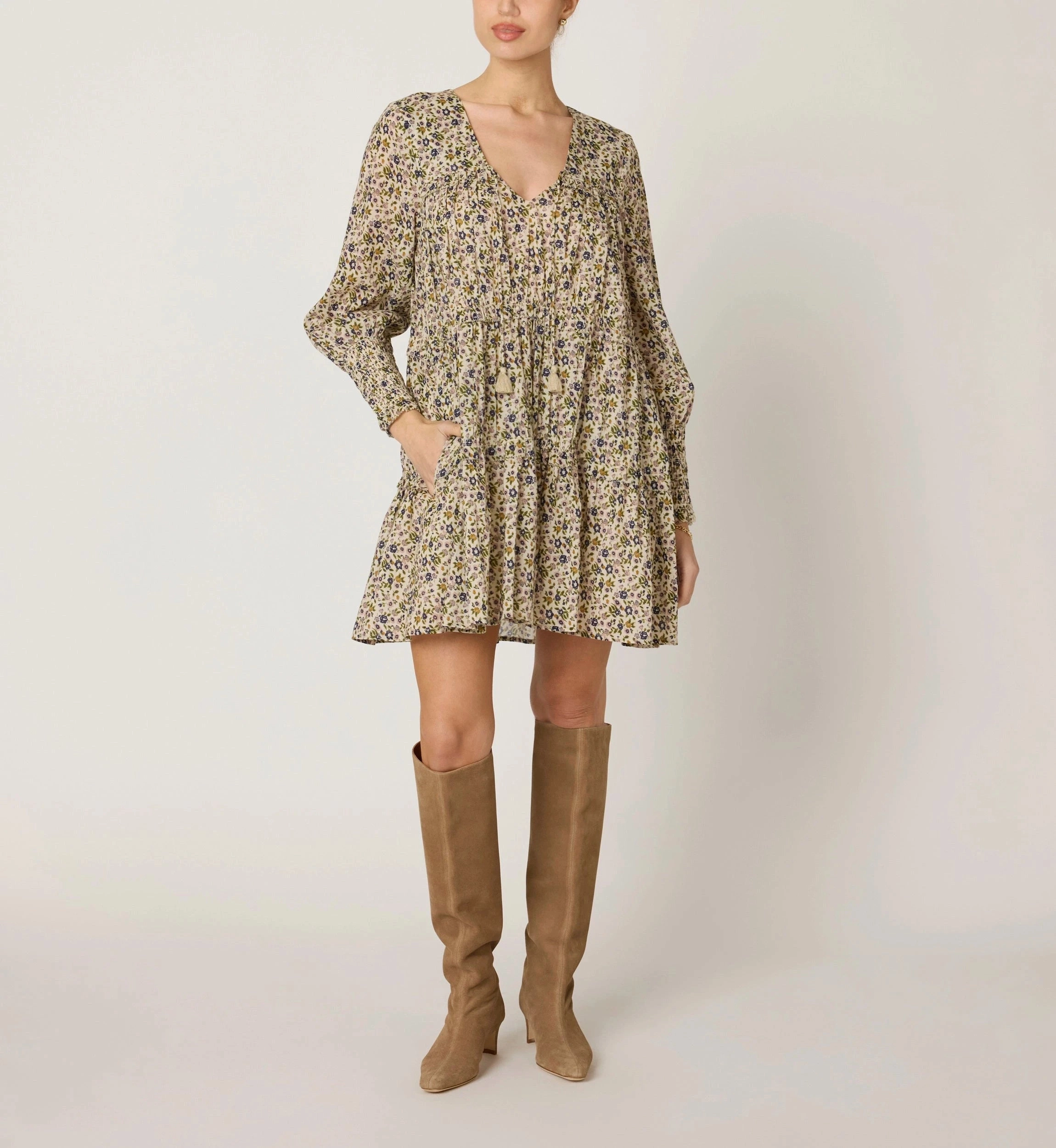 NonChafe Tag Placement Raquel Mini Dress | Eloisa Floral