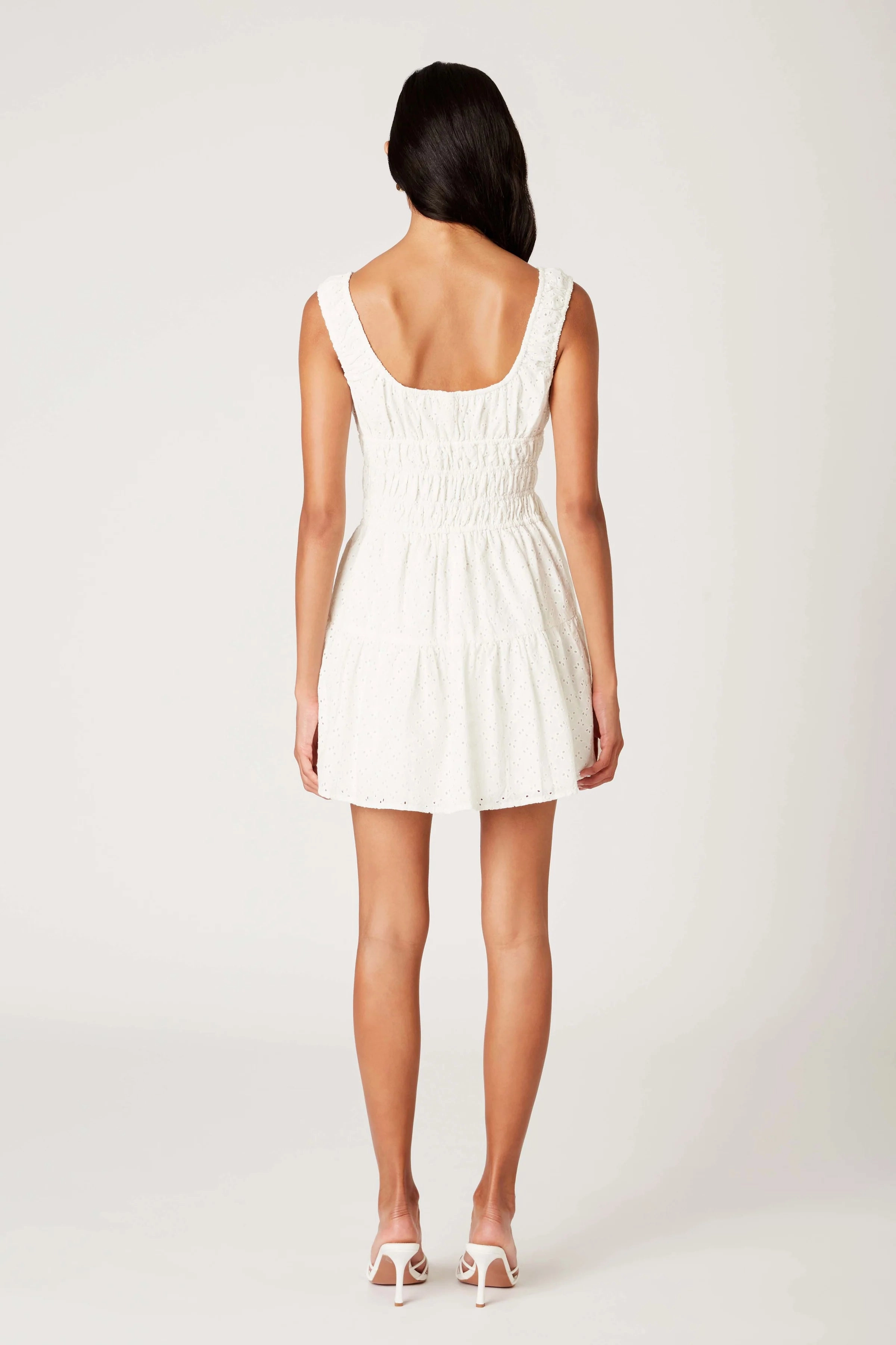 DeepPocketStyle Salt Dress - White