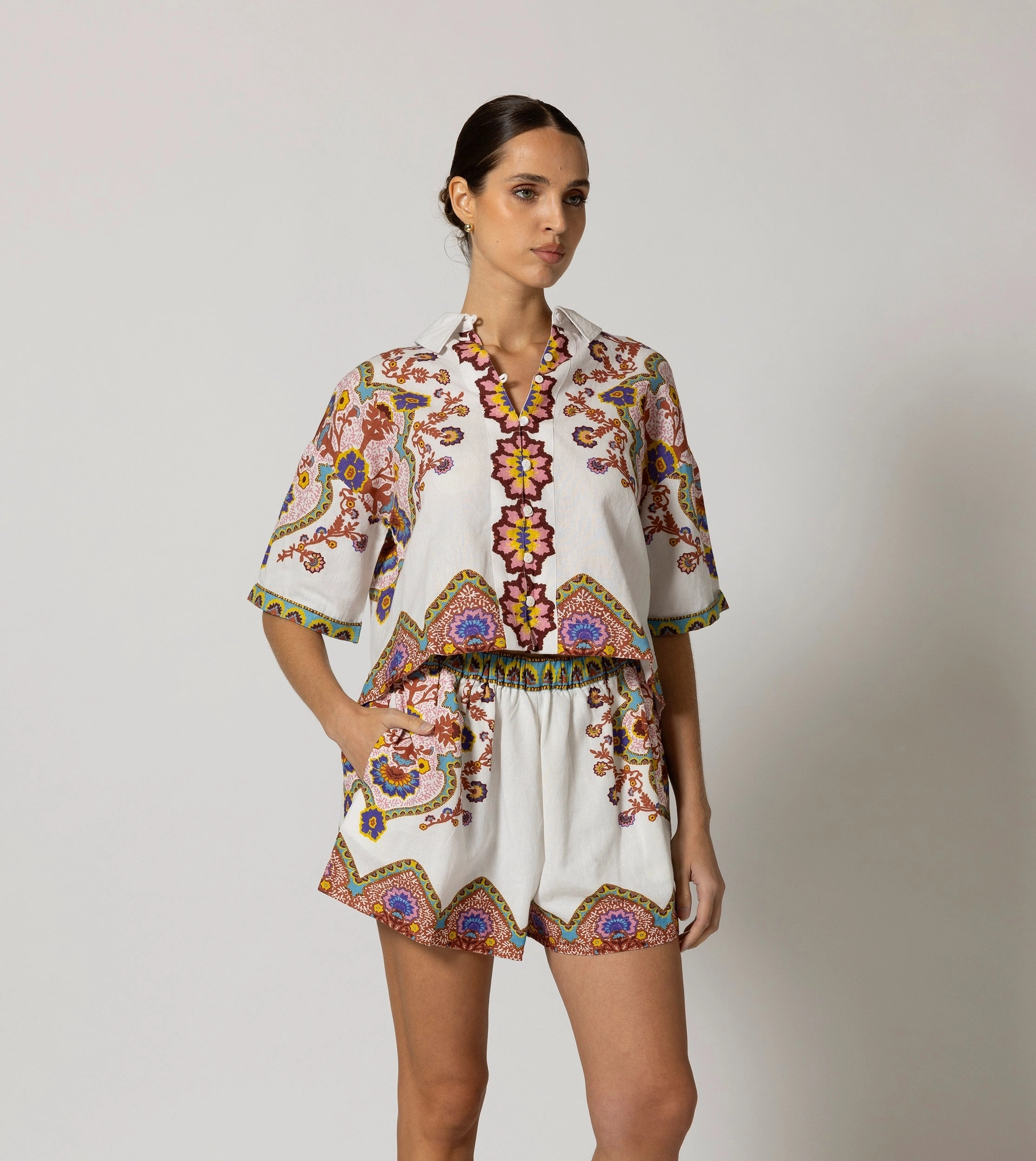 Jeni Blouse | Lagos Slim Fit Shirt