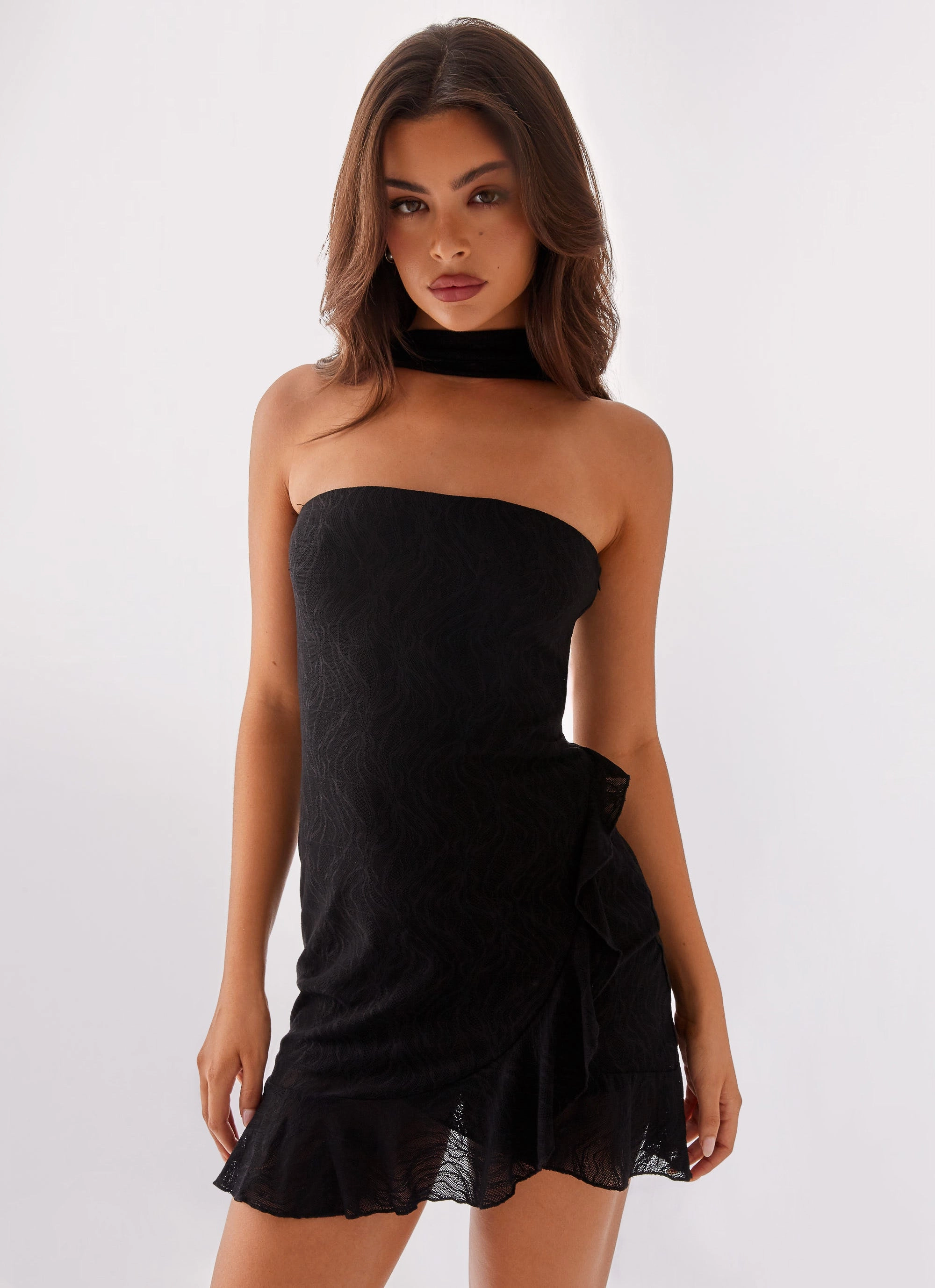 Bad Habits Mini Dress - Black Anti-bacterial