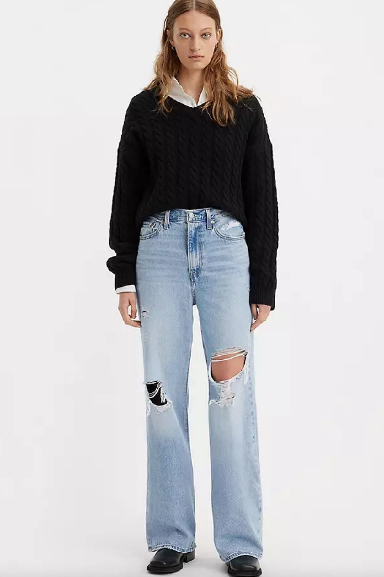 Levi's Ribcage Wide Leg Women's Jeans BreathableMesh