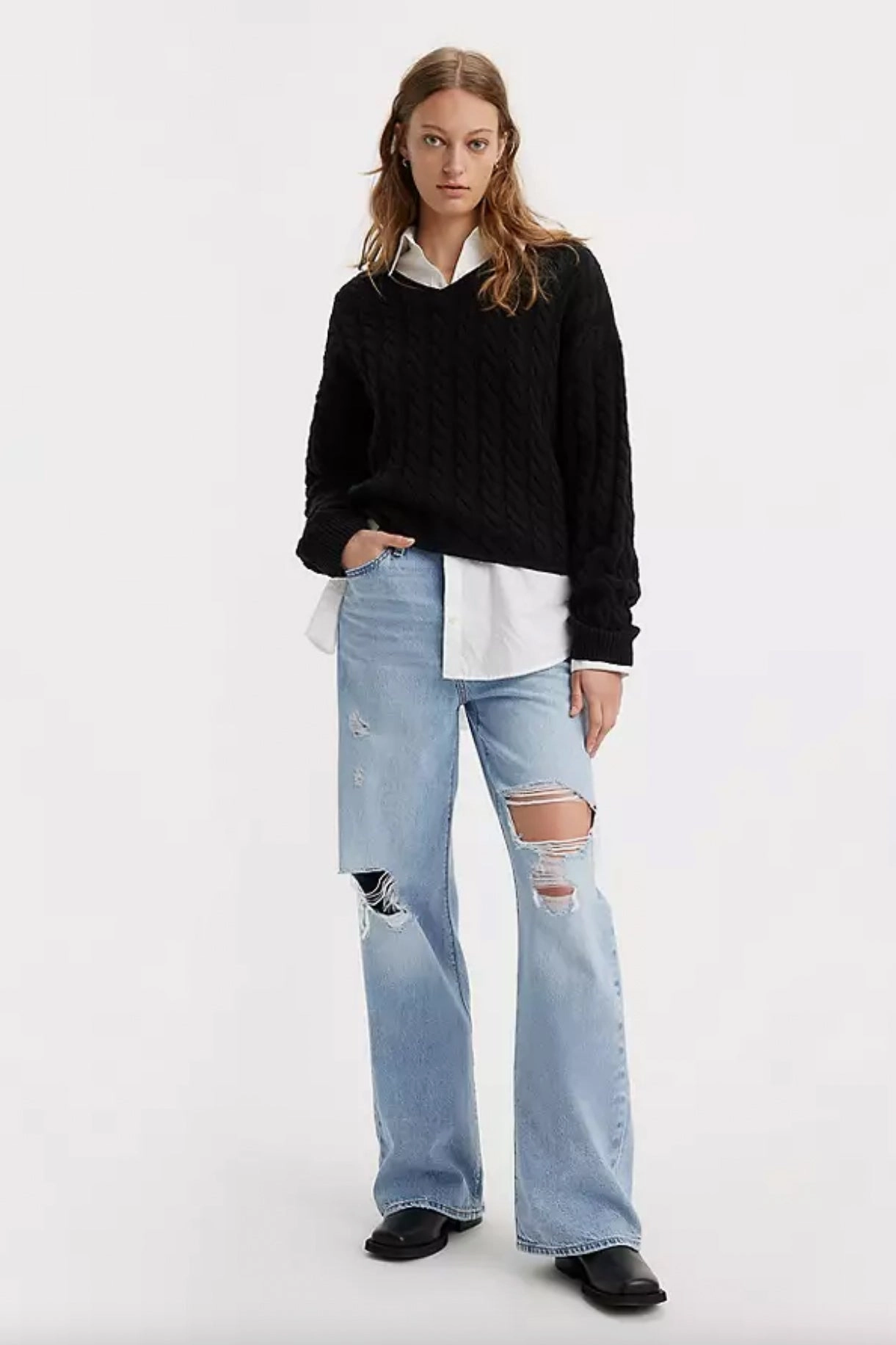Formal top Lightweight Blouse Levi's Ribcage Wide Leg Women's Jeans