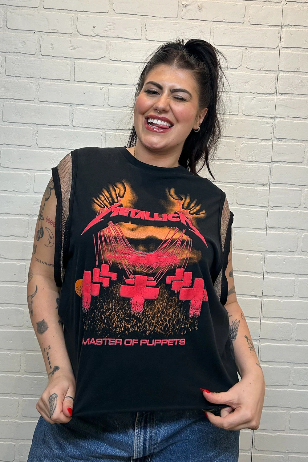 Metallica Double-Sided Chain Tank SoftTouchBrushedInterior Relaxed Tee