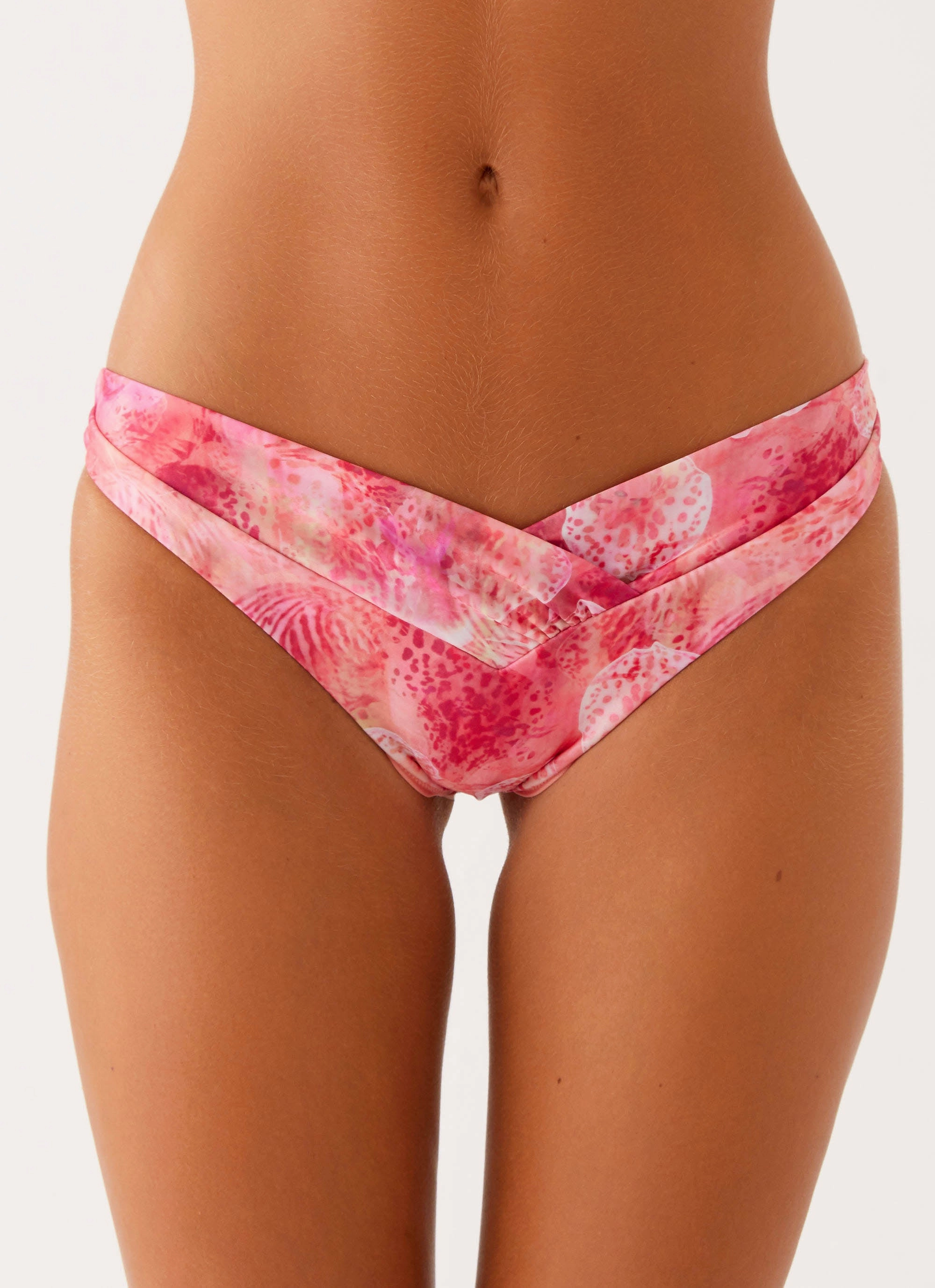 Racerback Design Delta Bikini Bottoms - Flamingo Fling