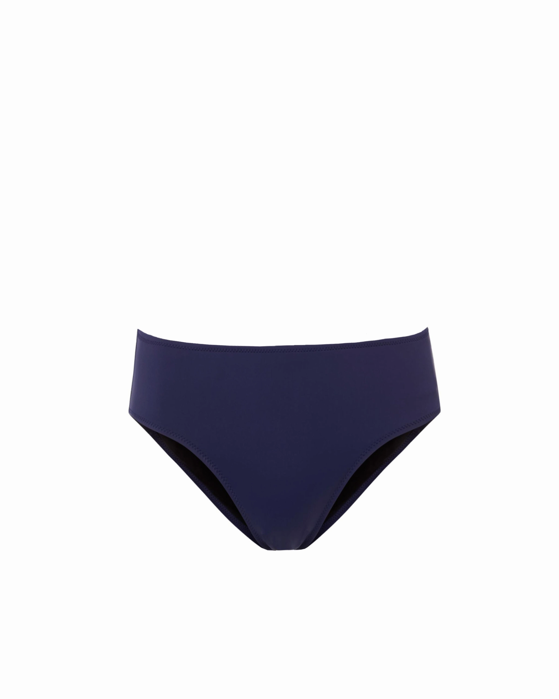Saltwater proof Longline-Silhouette Classic Midrise Bottom Navy Satin
