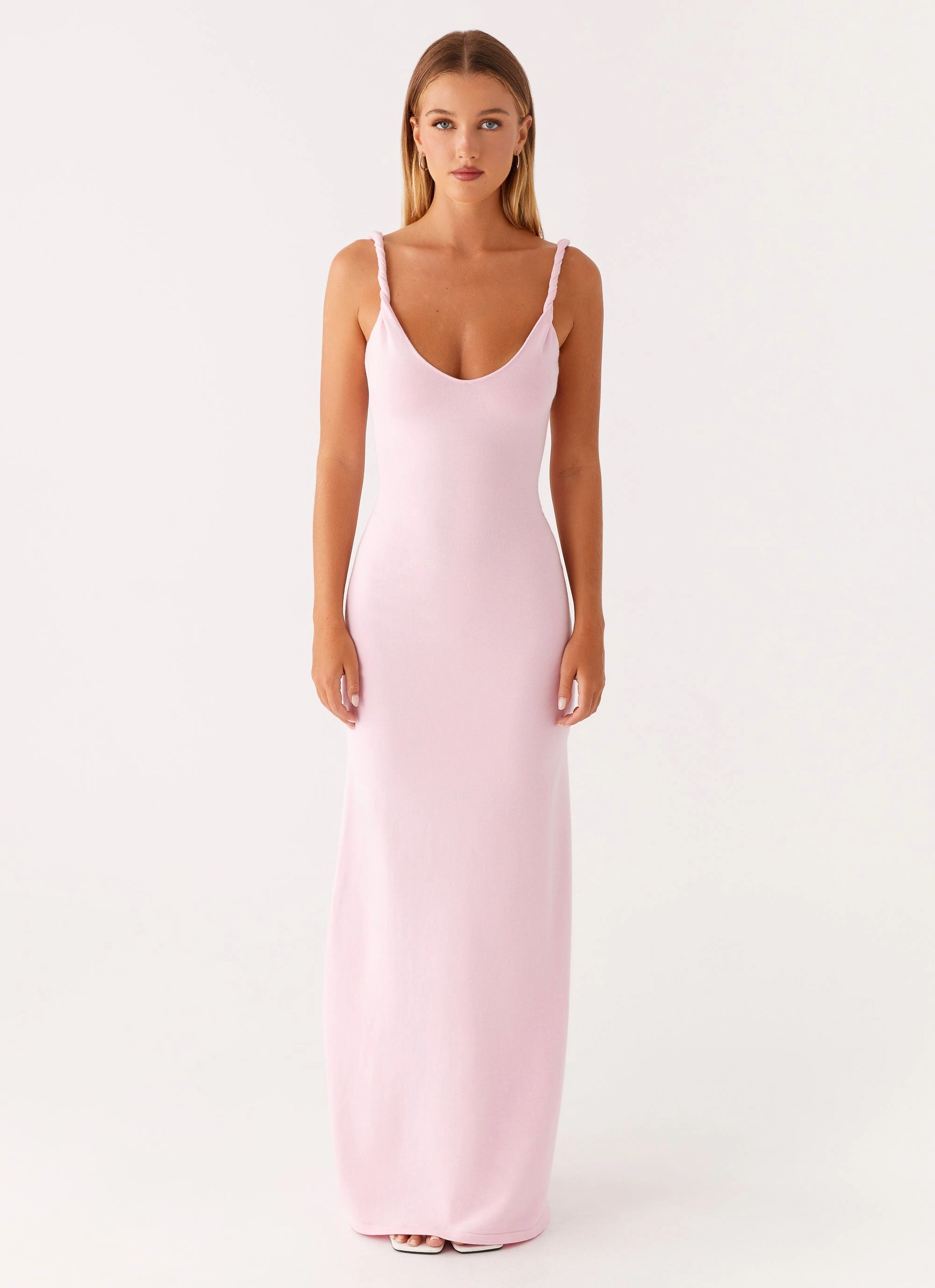 Wrap Charm Calm Movement Anastasia Maxi Dress - Pink