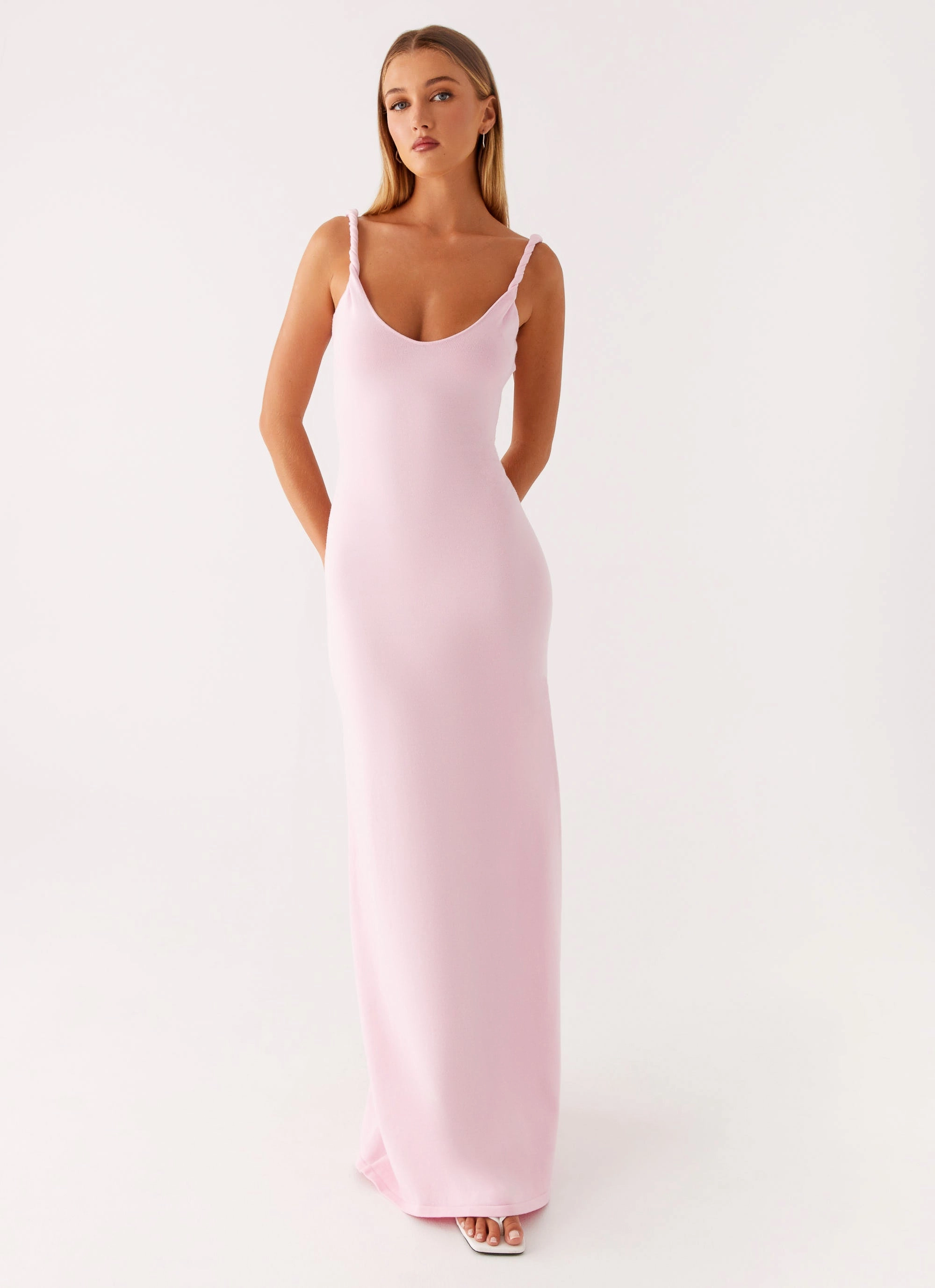 Fall Inspired Anastasia Maxi Dress - Pink