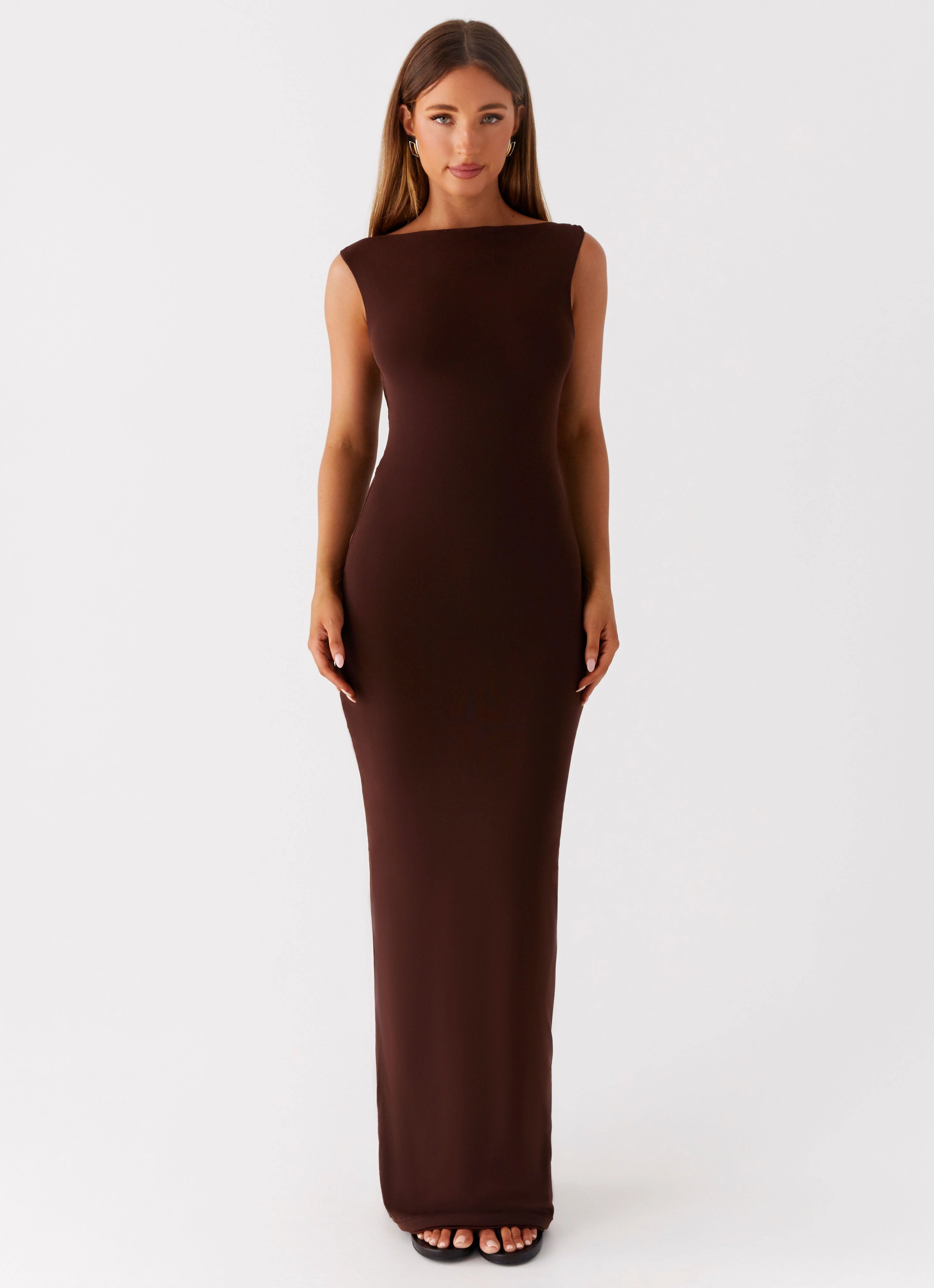 Earthbound Muse Maxi Dress - Chocolate everyday staple Comfort and style