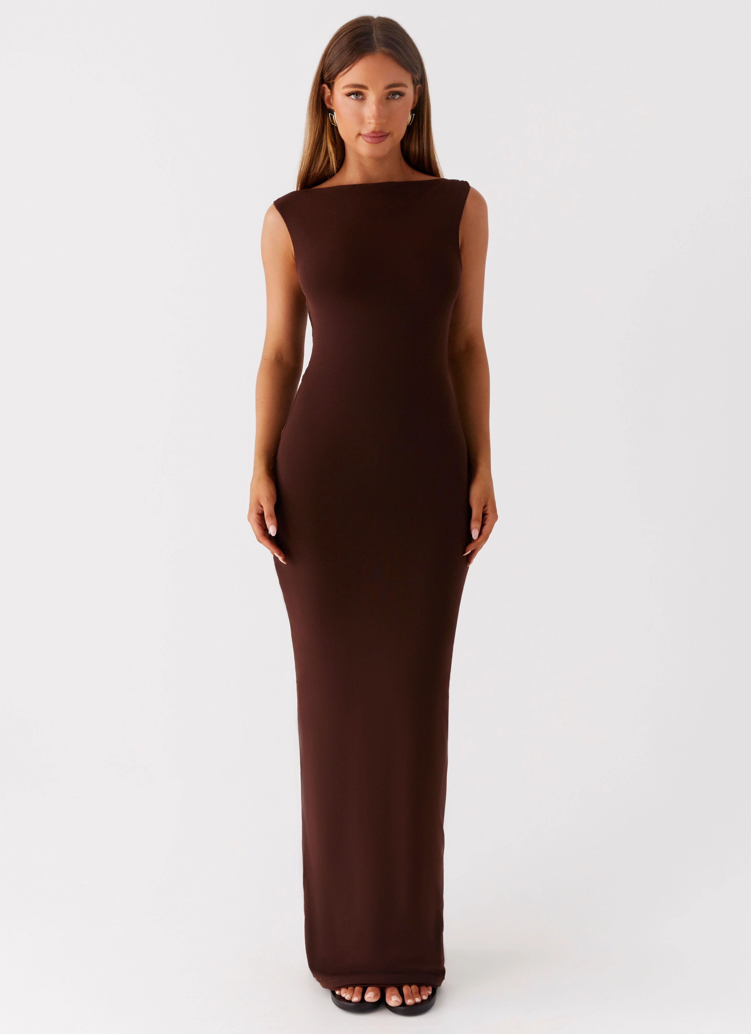 Earthbound Muse Maxi Dress - Chocolate Daytime Mood foldable
