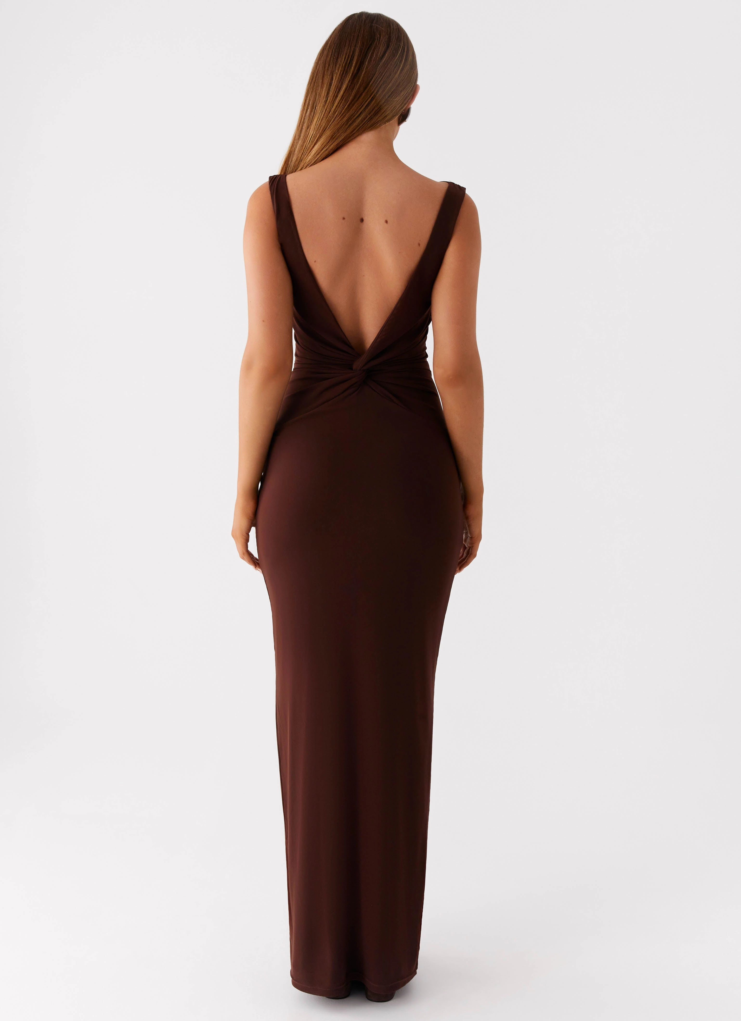 Weekend Edge Seasonal Essential Earthbound Muse Maxi Dress - Chocolate