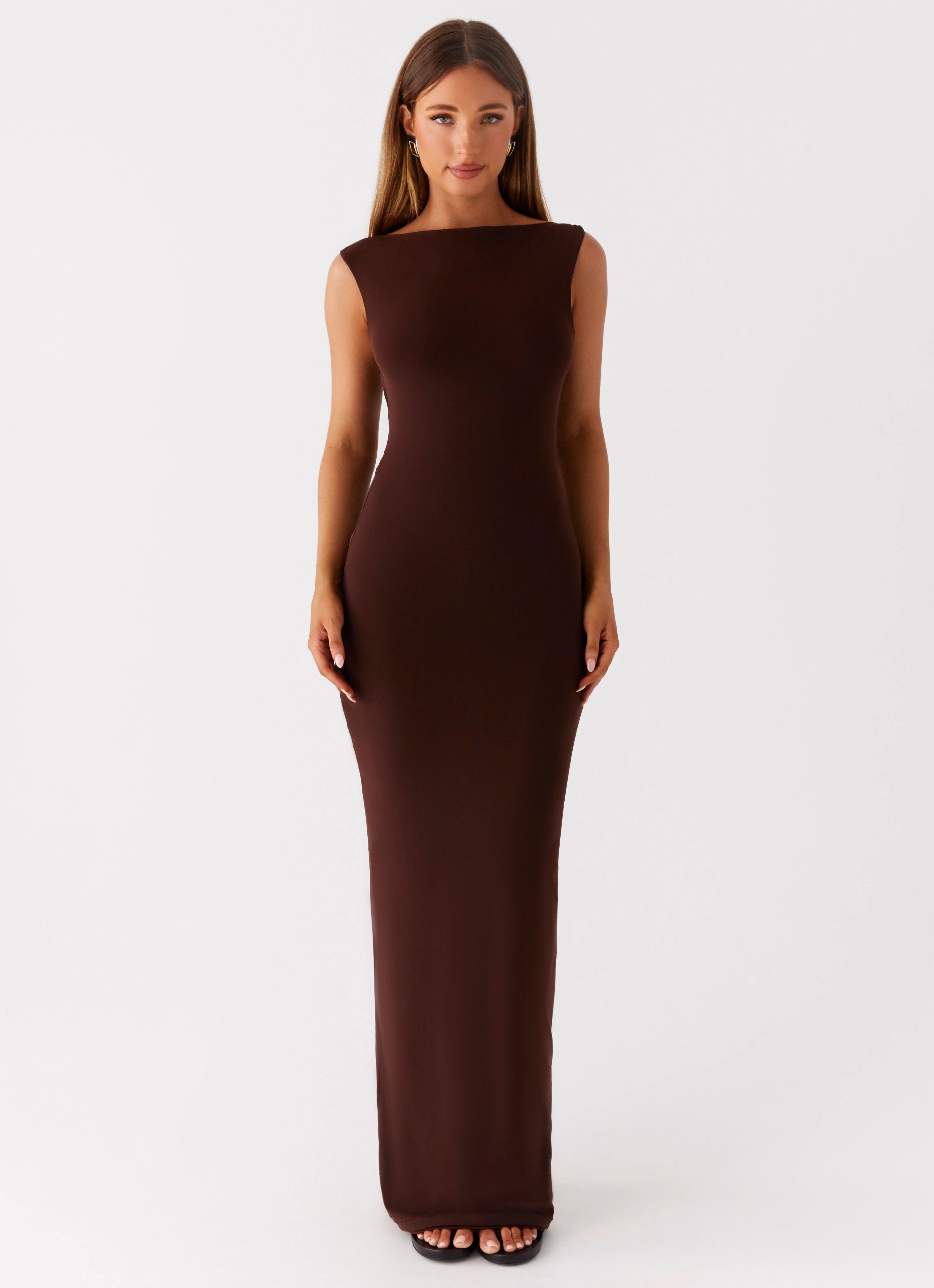 Earthbound Muse Maxi Dress - Chocolate Relax Line